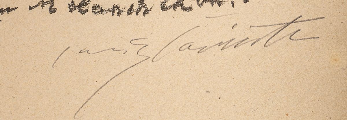 Detail a: Lovis Corinth, 1858 - 1925, Lithografie aus der Suite "Martin Luther", 1920/21, Gurlitt-Presse, Auflage 40 Exp., WVZ Schwarz 444-Rodenberg ...