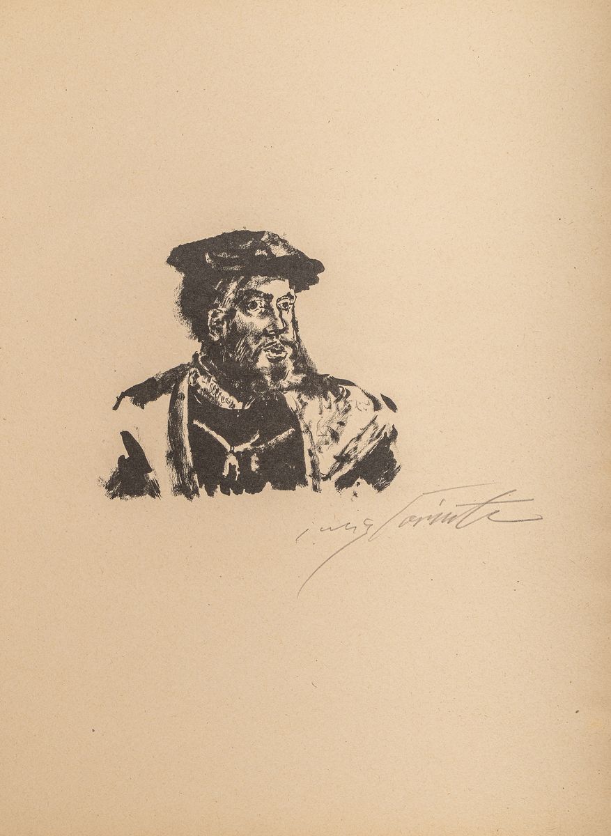 Lovis Corinth, 1858 - 1925, Lithografie aus der Suite "Martin Luther", 1920/21, Gurlitt-Presse, Auflage 40 Exp., WVZ Schwarz 444-Rodenberg ...