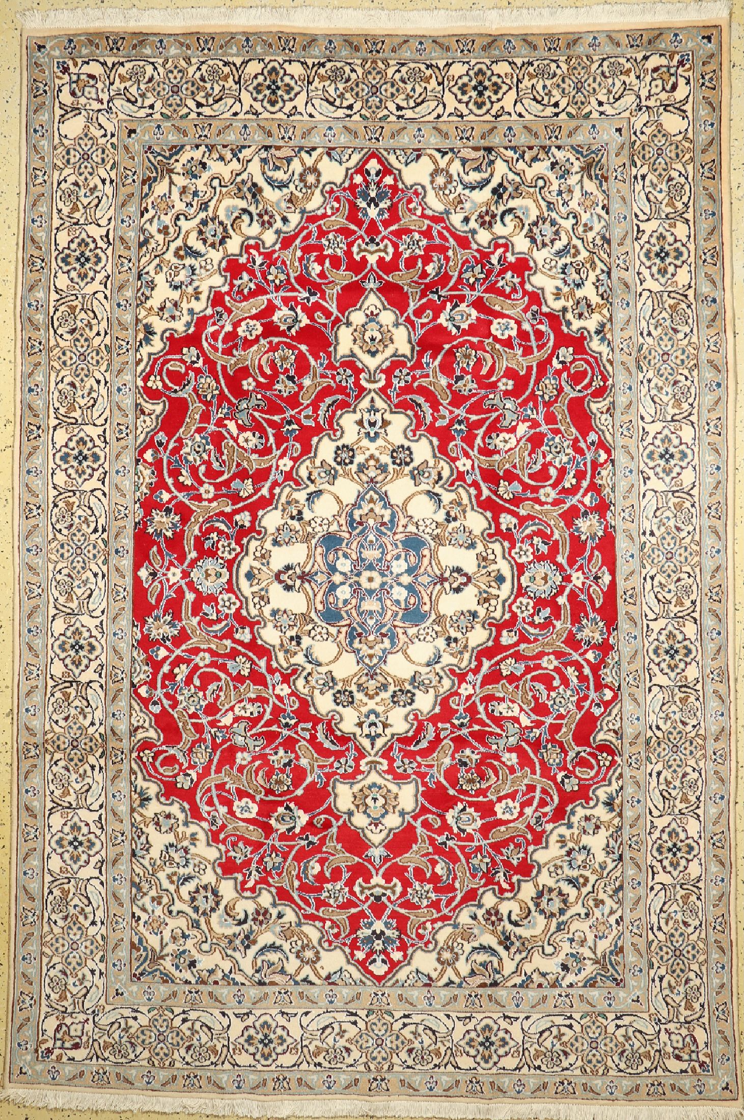 Nain, Persien, ca. 30 Jahre, Wolle auf Baumwolle, ca. 304 x 193 cm, EHZ: 1