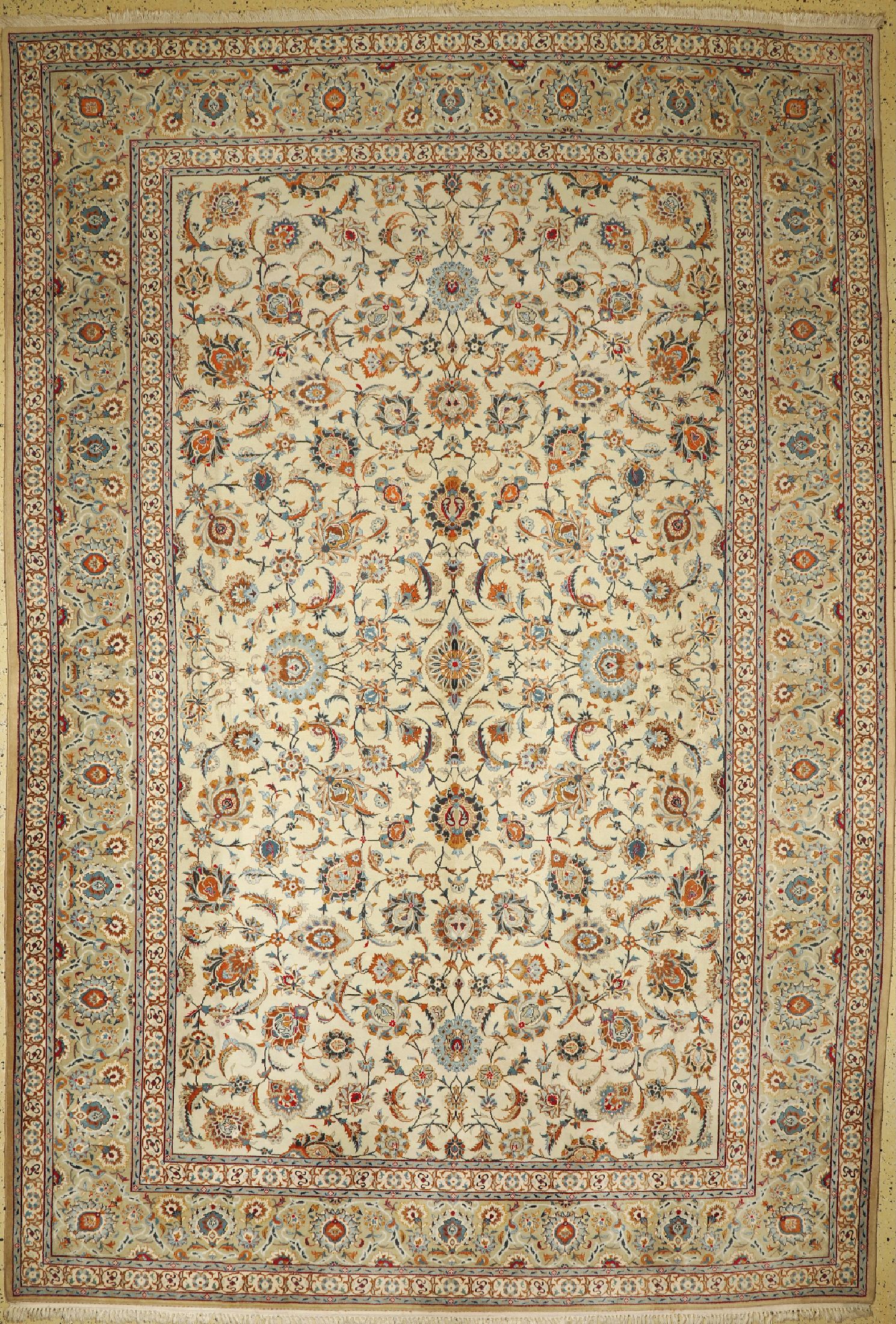 Keschan alt, Persien, um 1950, Wolle auf Baumwolle, ca. 400 x 269 cm, EHZ: 2