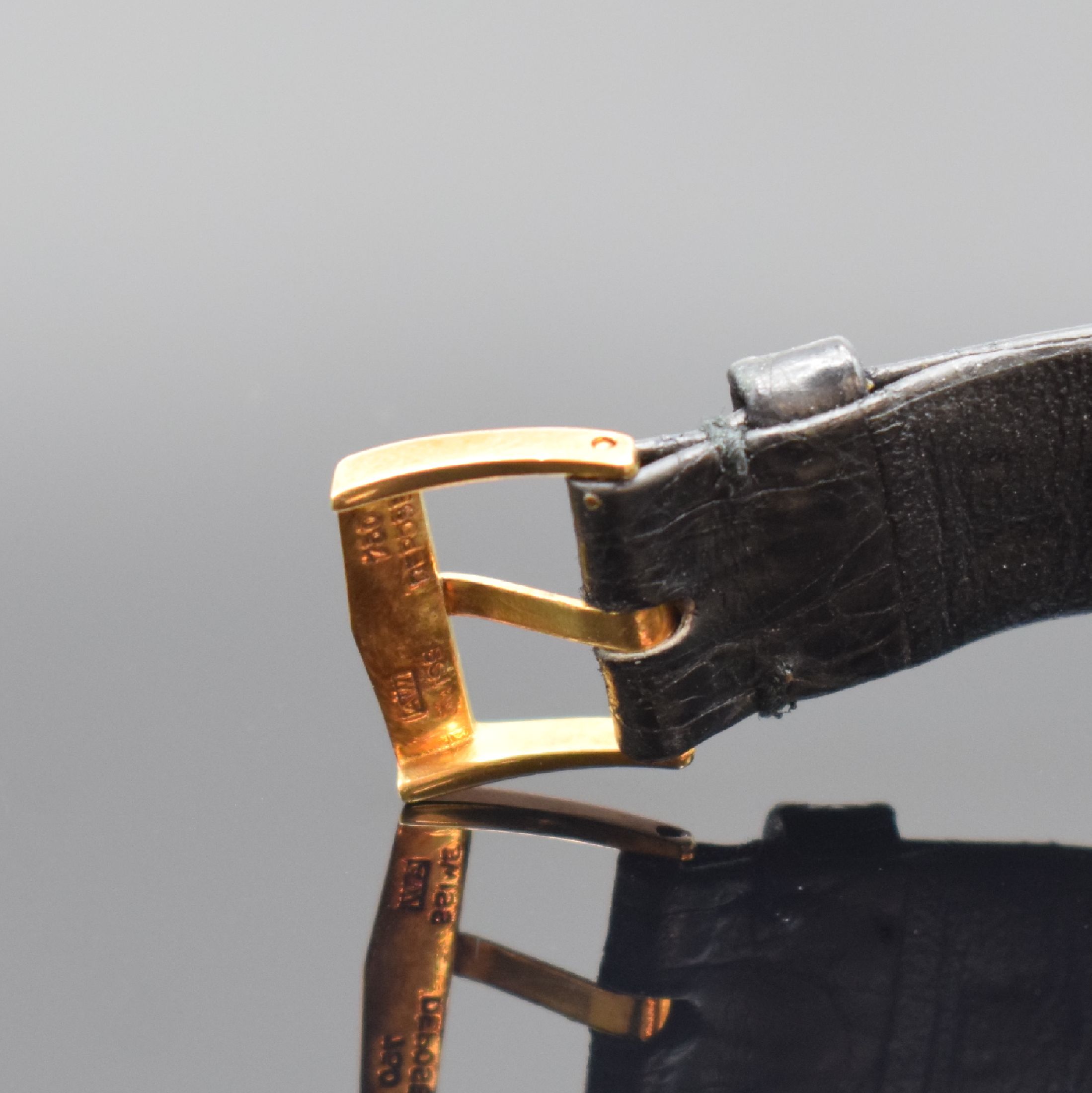 Detail d: VACHERON & CONSTANTIN große, elegante Herrenarmbanduhr in GG 750/000 Referenz 2171 Q, Automatik, Schweiz um 1980, 2-teil., TV- förmiges ...