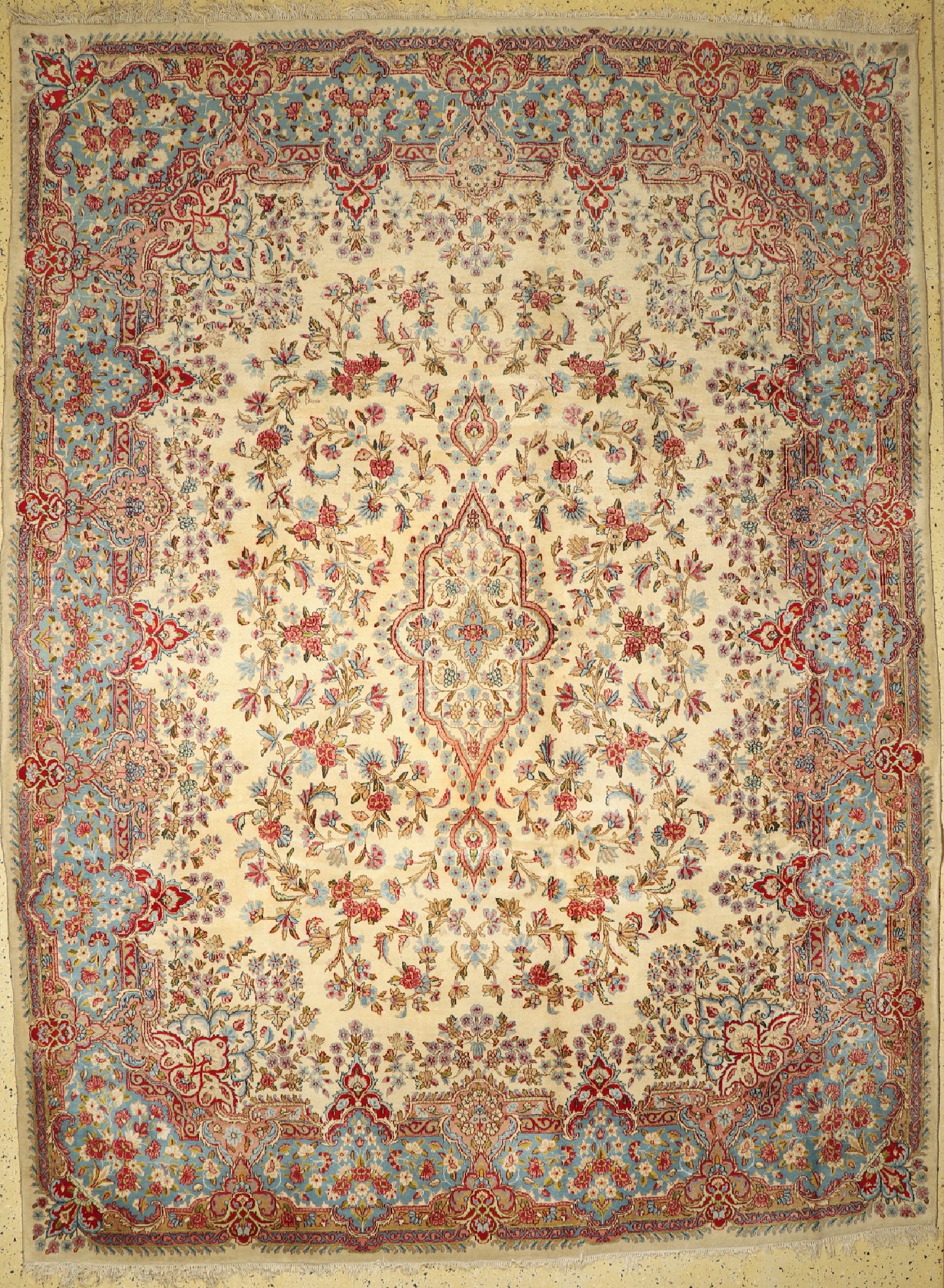 Kerman Lawar alt, Persien, um 1950, Wolle auf Baumwolle, ca. 370 x 275 cm, EHZ: 2