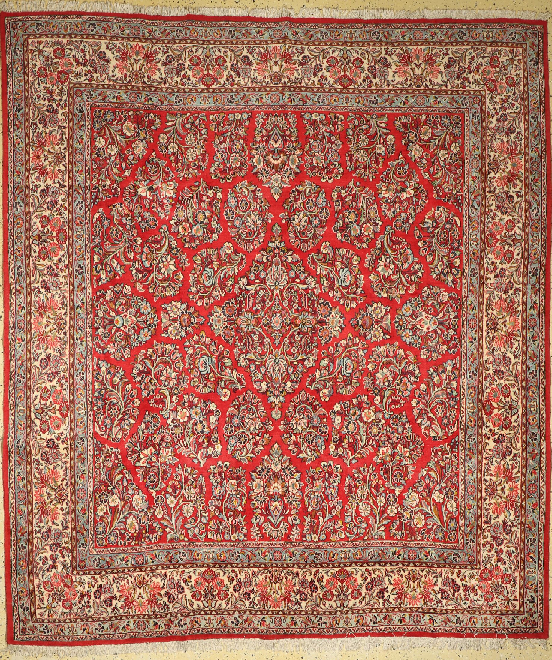 Sarogh, Persien, ca. 40 Jahre, Wolle auf Baumwolle, ca. 276 x 242 cm, EHZ: 1-2