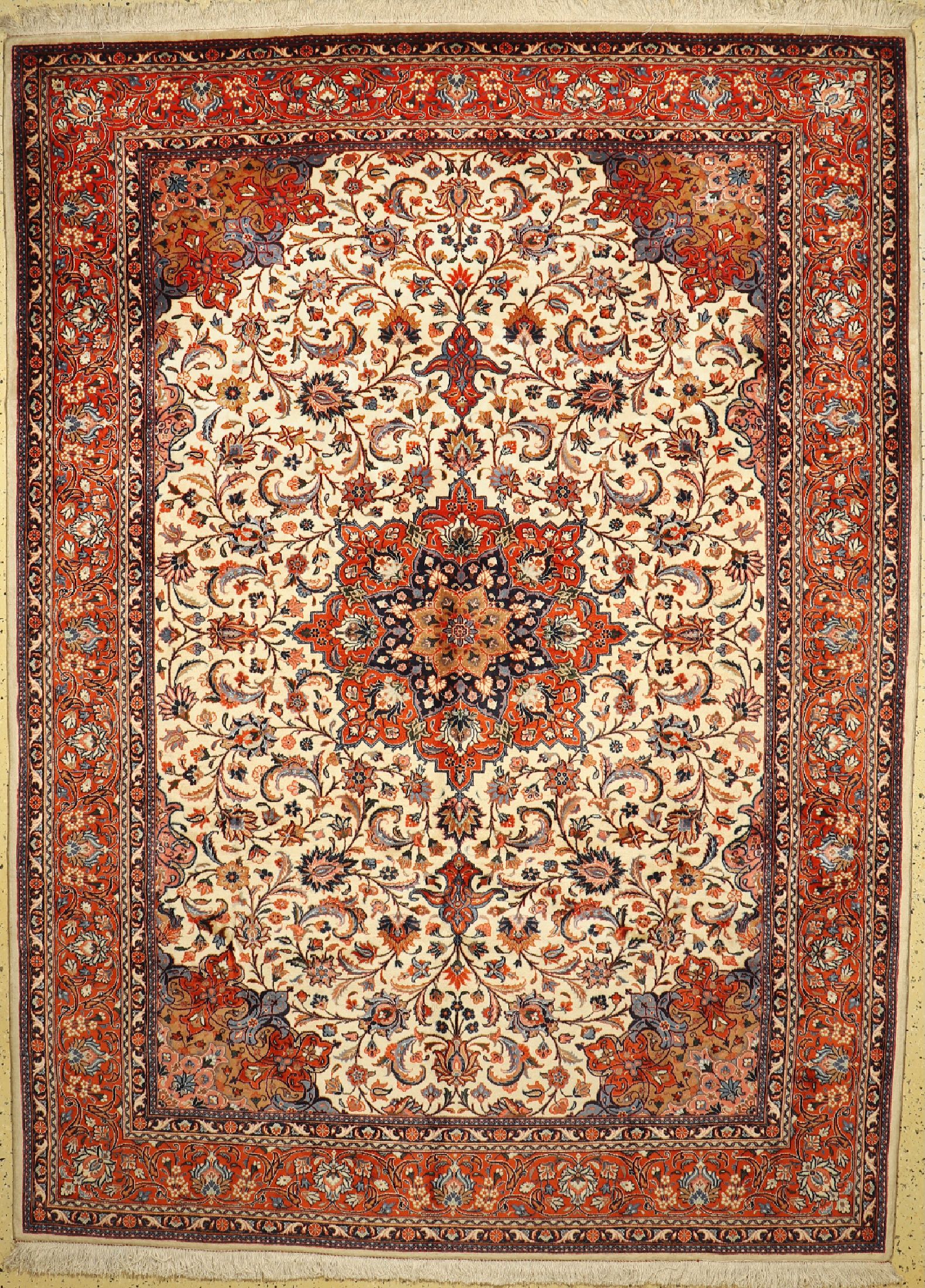 Sarogh fein, Persien, ca. 40 Jahre, Korkwolle auf Baumwolle, ca. 306 x 220 cm, EHZ: 1