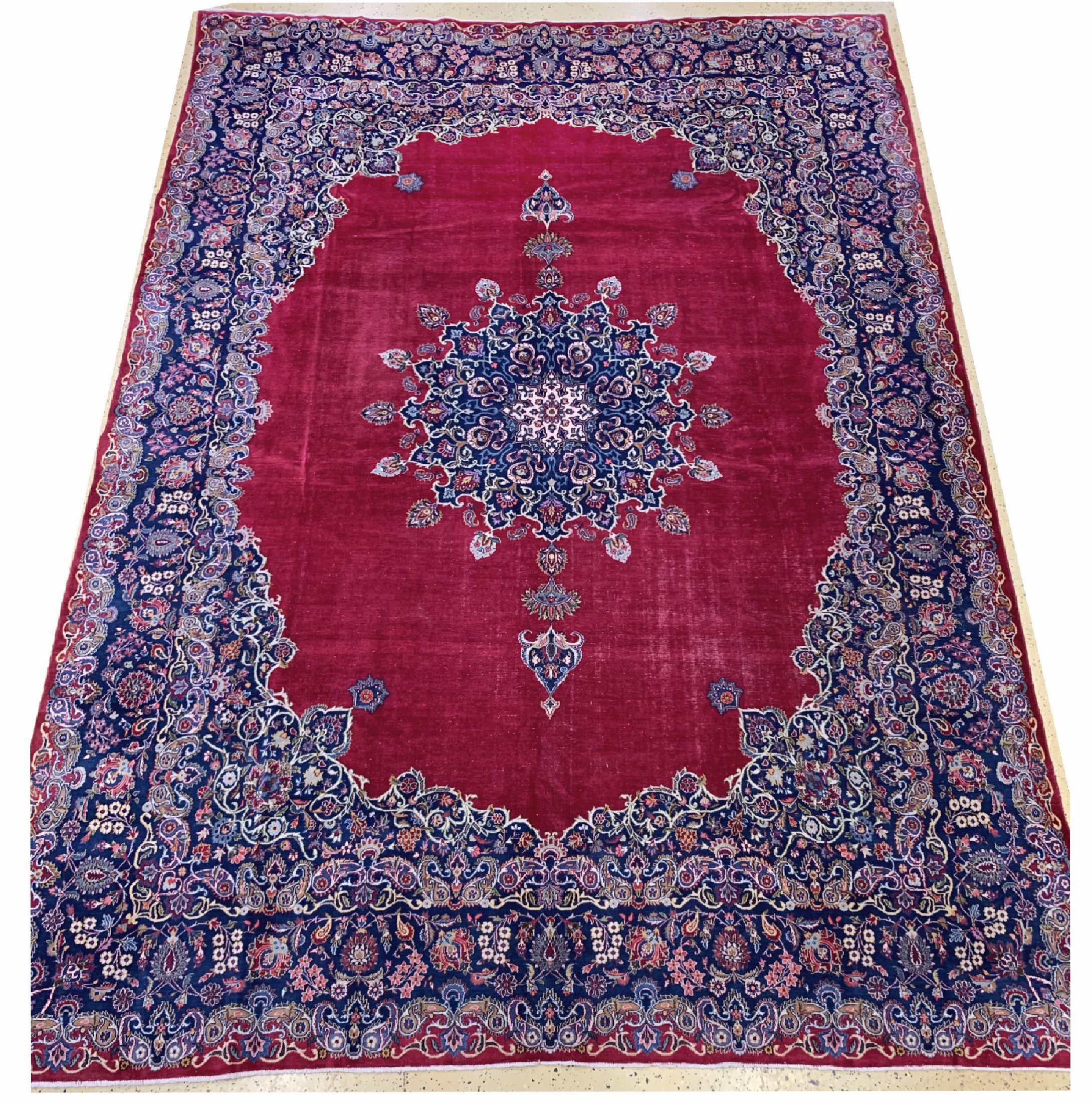Keschan alt, Persien, um 1940, Wolle auf Baumwolle, ca. 440 x 315 cm, EHZ: 3
