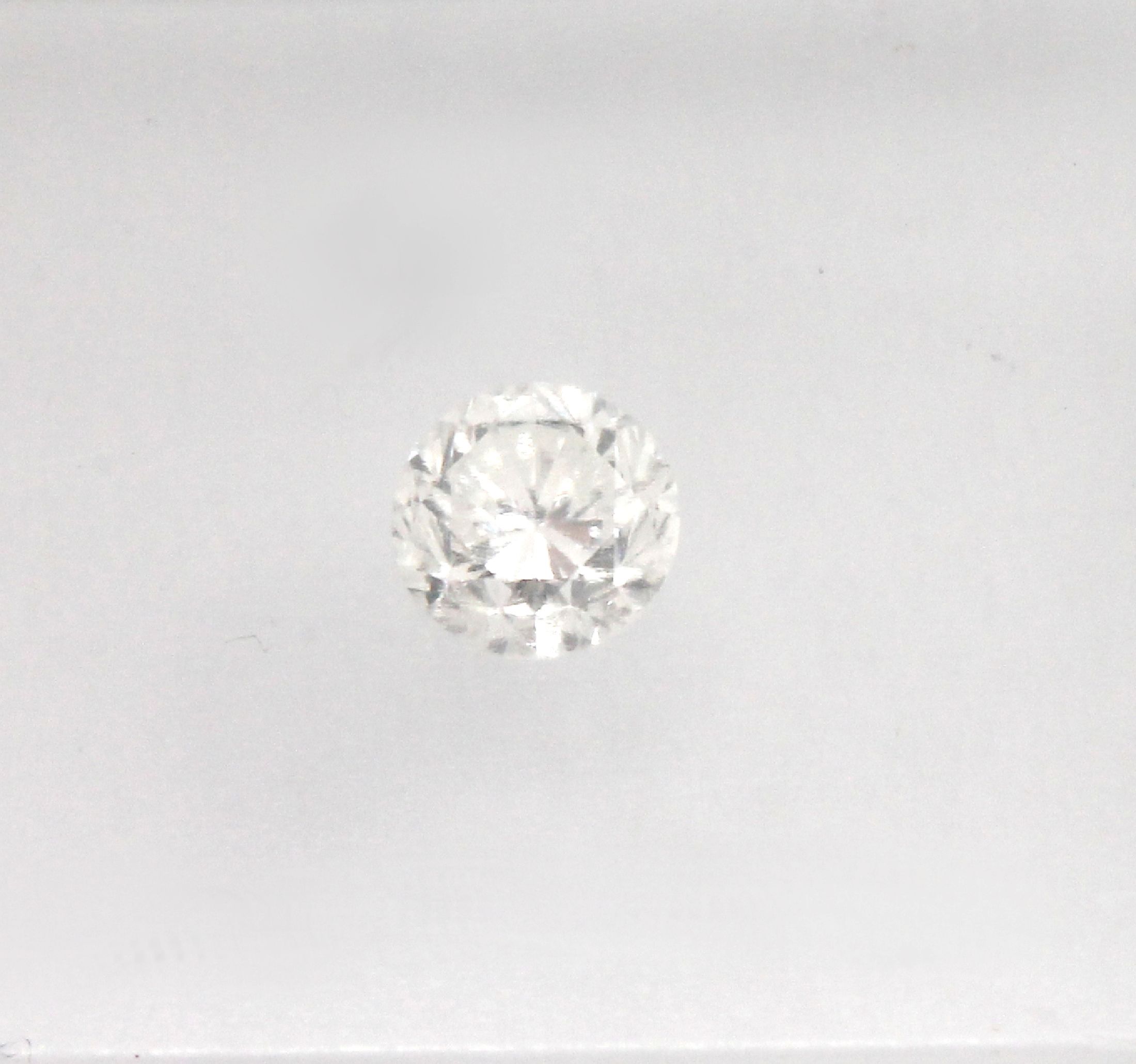 Brillant ca. 0.20 ct feines Weiß F/si 1, verschweißt, IGI Expertise