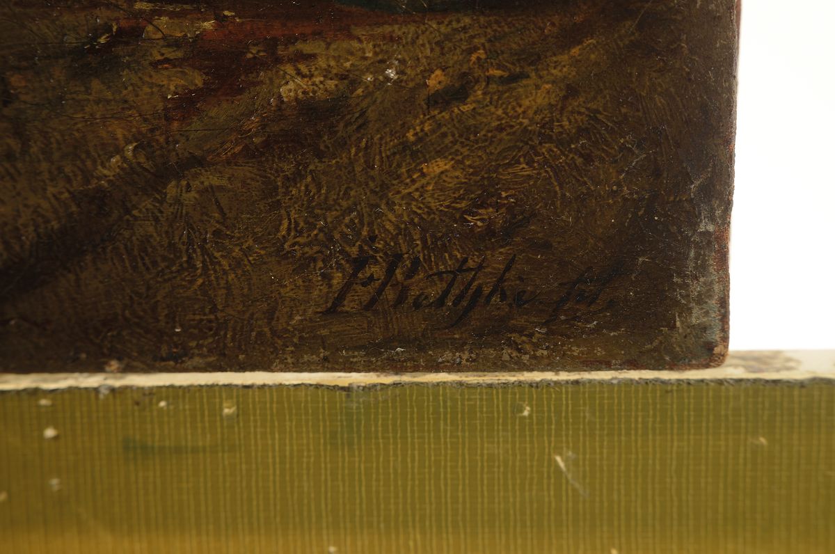Detail a: Hermann Bethke, 1825 Braunschweig - 1895 München, Schüler von Heinrich Brandes (wohl am Braunschweiger Collegium Carolinum), Studium an der ...
