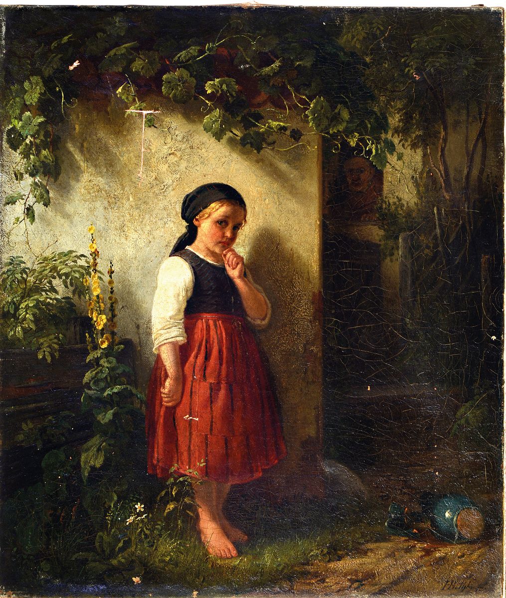 Detail k: Hermann Bethke, 1825 Braunschweig - 1895 München, Schüler von Heinrich Brandes (wohl am Braunschweiger Collegium Carolinum), Studium an der ...