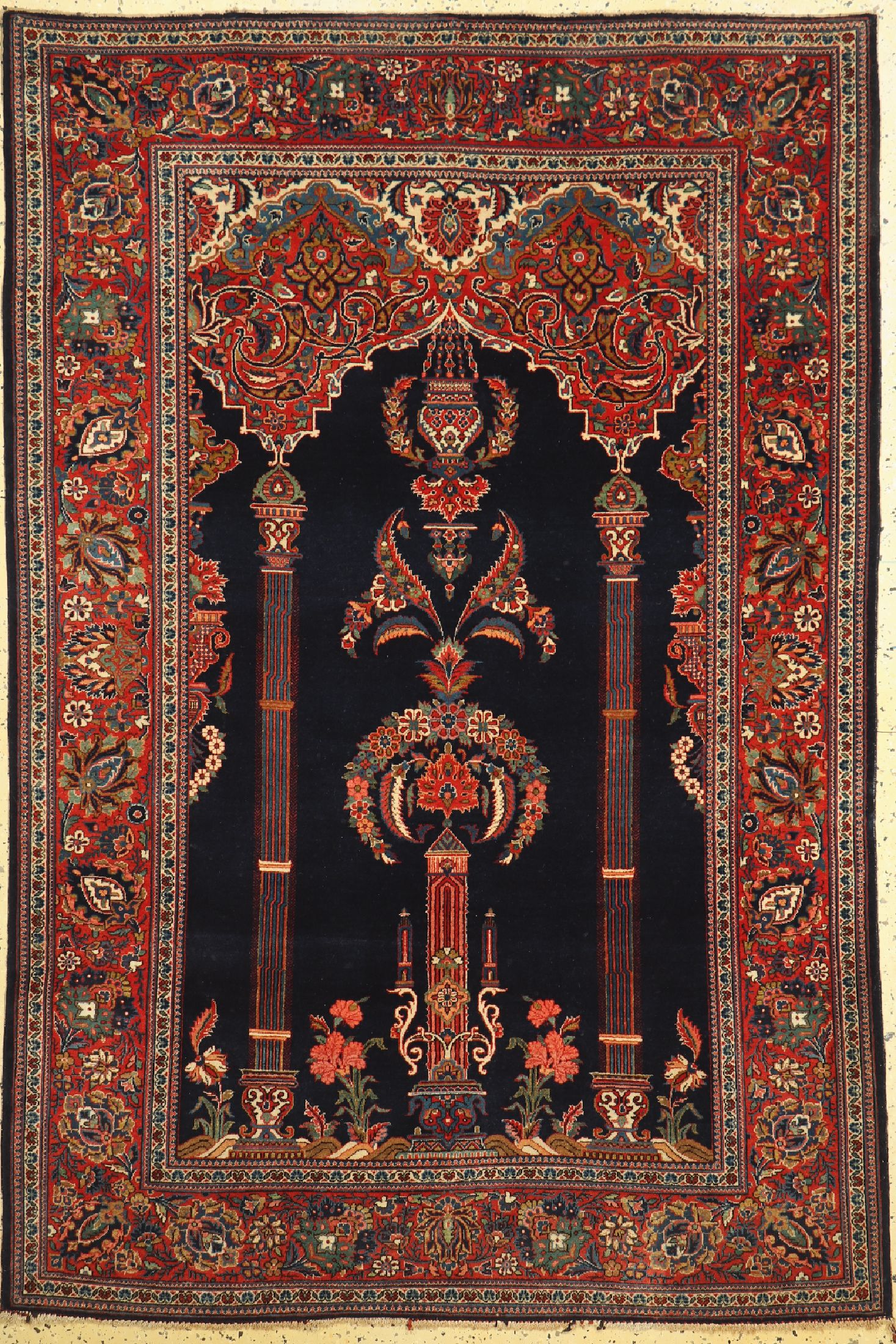 Keschan Kork fein, Persien, um 1920/1930, Korkwolle auf Baumwolle, ca. 195 x 135 cm, EHZ: 2