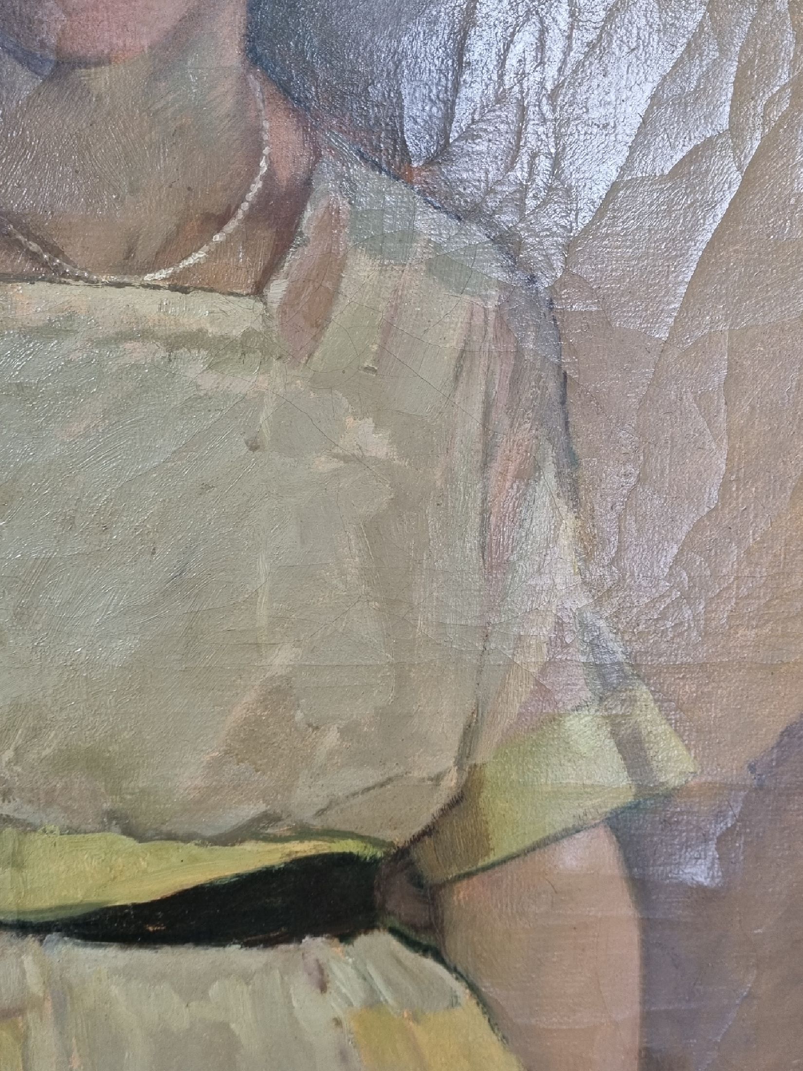 Detail b: Paul Bürck, 1878 Straßburg/Elsass-1947 München, Gründungsmitglied der Darmstädter Künstlerkolonie, Grand Prix auf der Weltausst. 1904 in ...