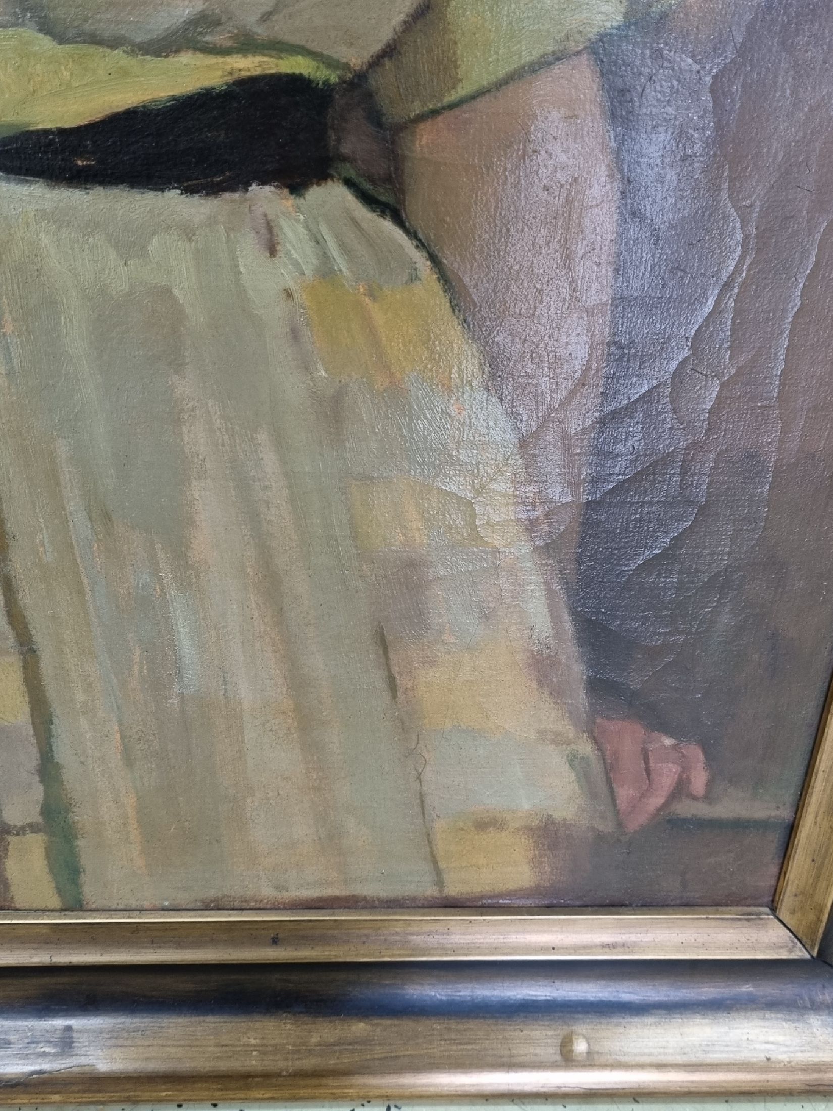 Detail d: Paul Bürck, 1878 Straßburg/Elsass-1947 München, Gründungsmitglied der Darmstädter Künstlerkolonie, Grand Prix auf der Weltausst. 1904 in ...