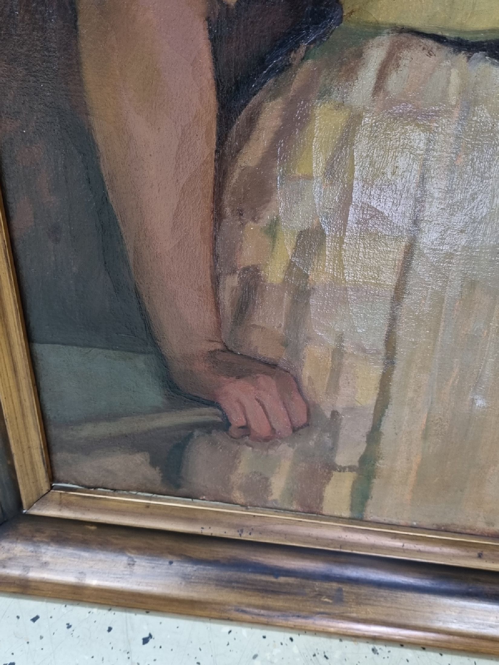 Detail e: Paul Bürck, 1878 Straßburg/Elsass-1947 München, Gründungsmitglied der Darmstädter Künstlerkolonie, Grand Prix auf der Weltausst. 1904 in ...