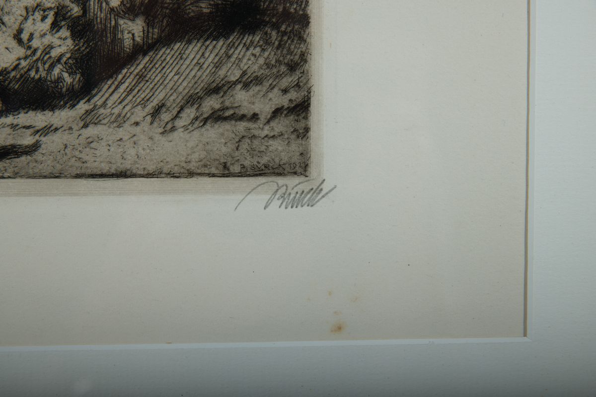 Detail c: Paul Bürck, 1878 Straßburg/Elsass-1947 München, Gründungsmitglied der Darmstädter Künstlerkolonie, Grand Prix auf der Weltausst. 1904 in ...