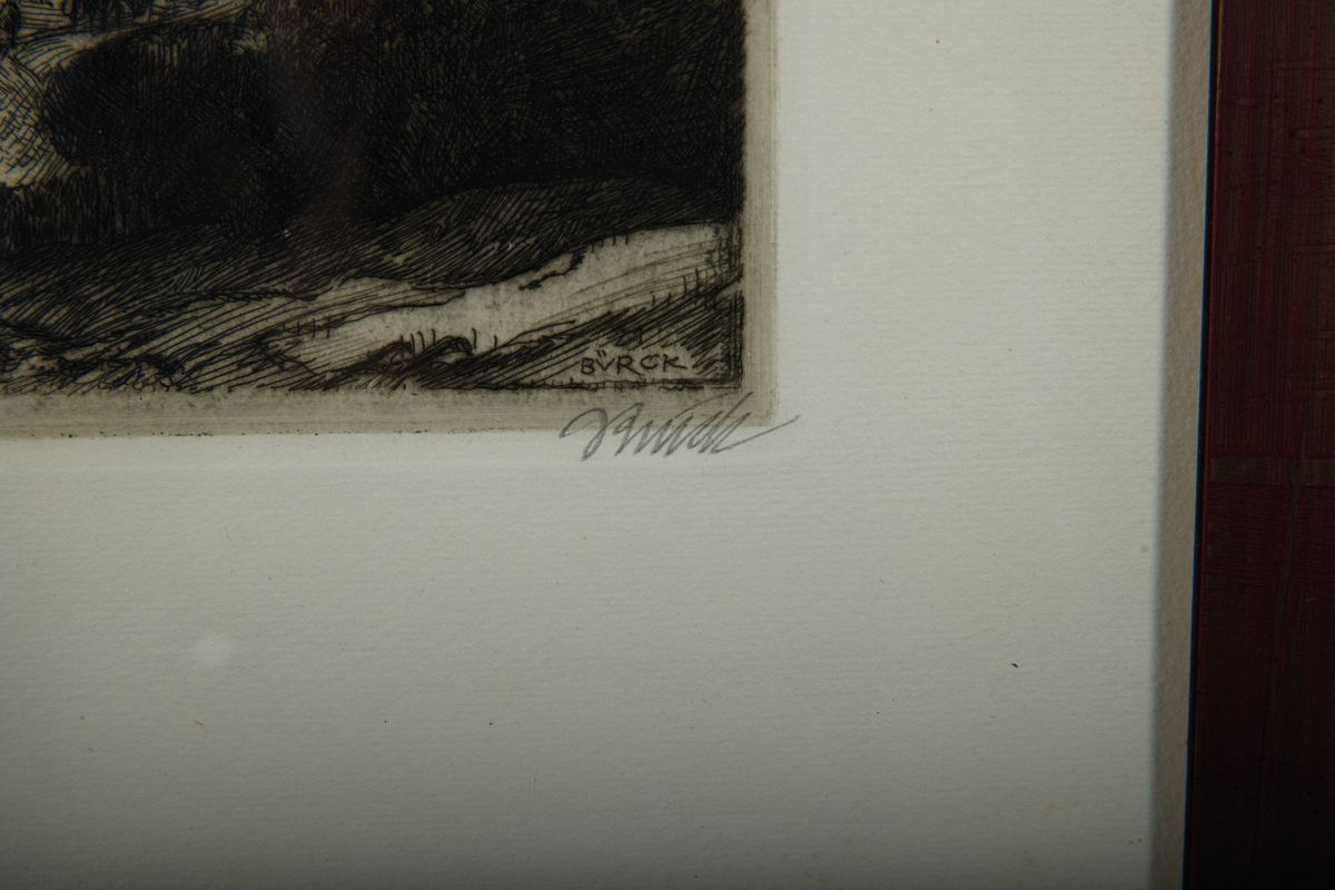 Detail e: Paul Bürck, 1878 Straßburg/Elsass-1947 München, Gründungsmitglied der Darmstädter Künstlerkolonie, Grand Prix auf der Weltausst. 1904 in ...