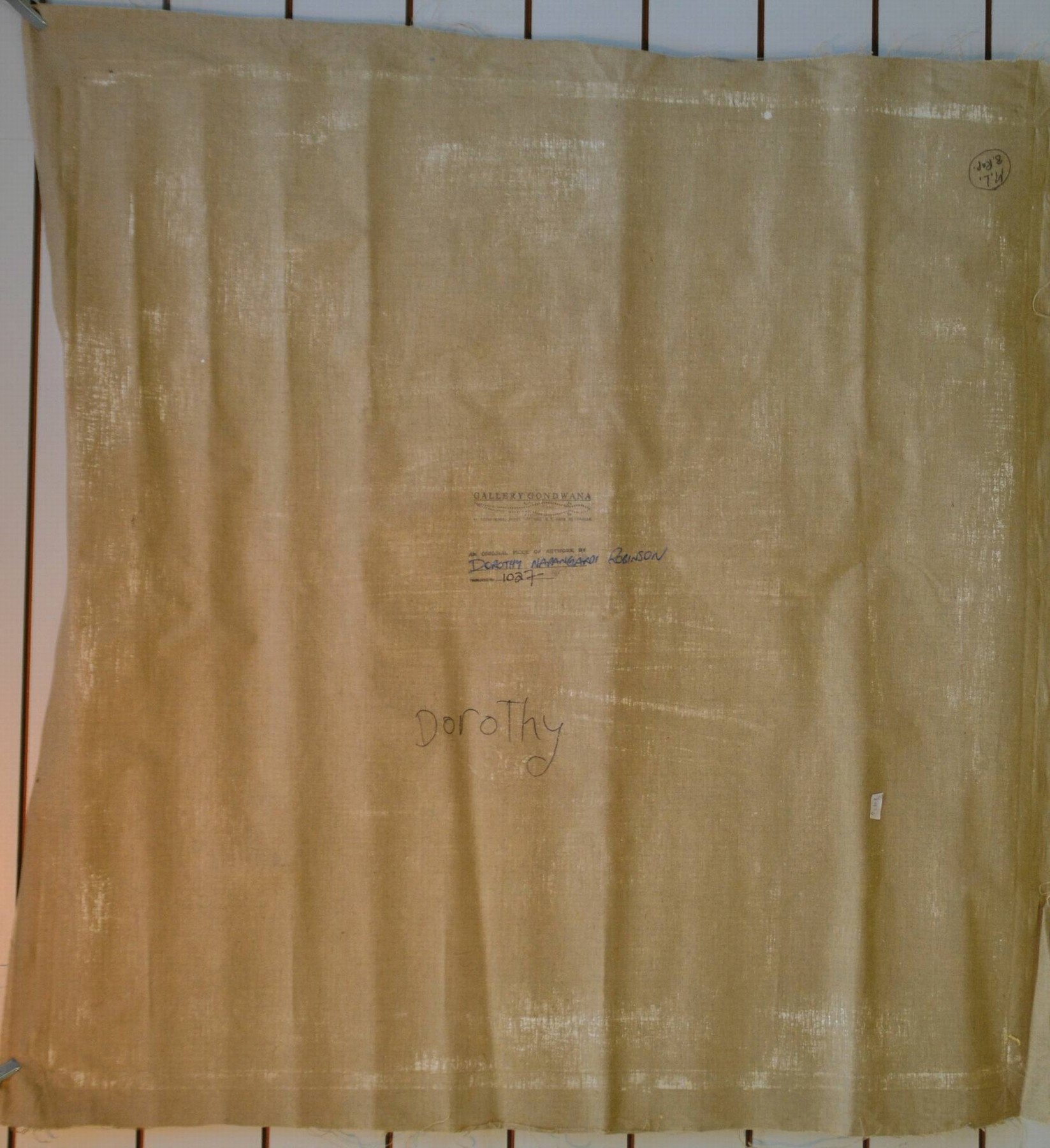 Detail a: Dorothy Napangardi Robinson, um 1956/8 Tanami -2013, Australien, zeitgenössische Aborigine-Künstlerin, zahlreiche Ausstellungen und ...