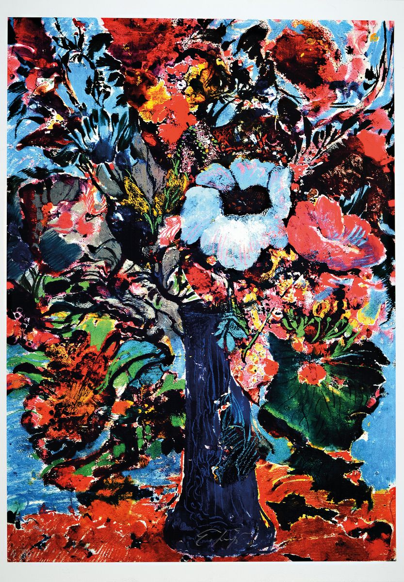 Ernst Fuchs, 1930-2015, Giclee auf Leinwand, handsigniert, aus 2012, num. 285/300, ca. 80 x 61 cm