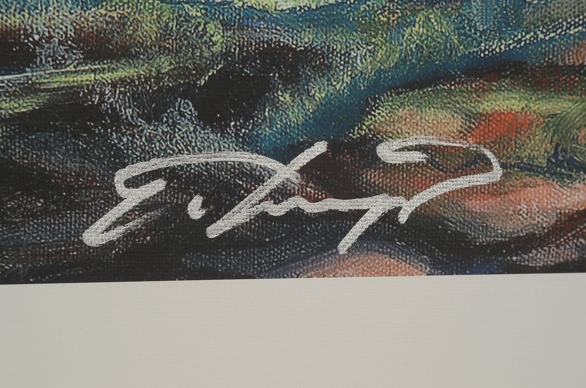 Detail a: Ernst Fuchs, 1930-2015, Giclee auf Leinwand, handsigniert, aus 2012, num. 186/300, ca. 82.5 x 61 cm