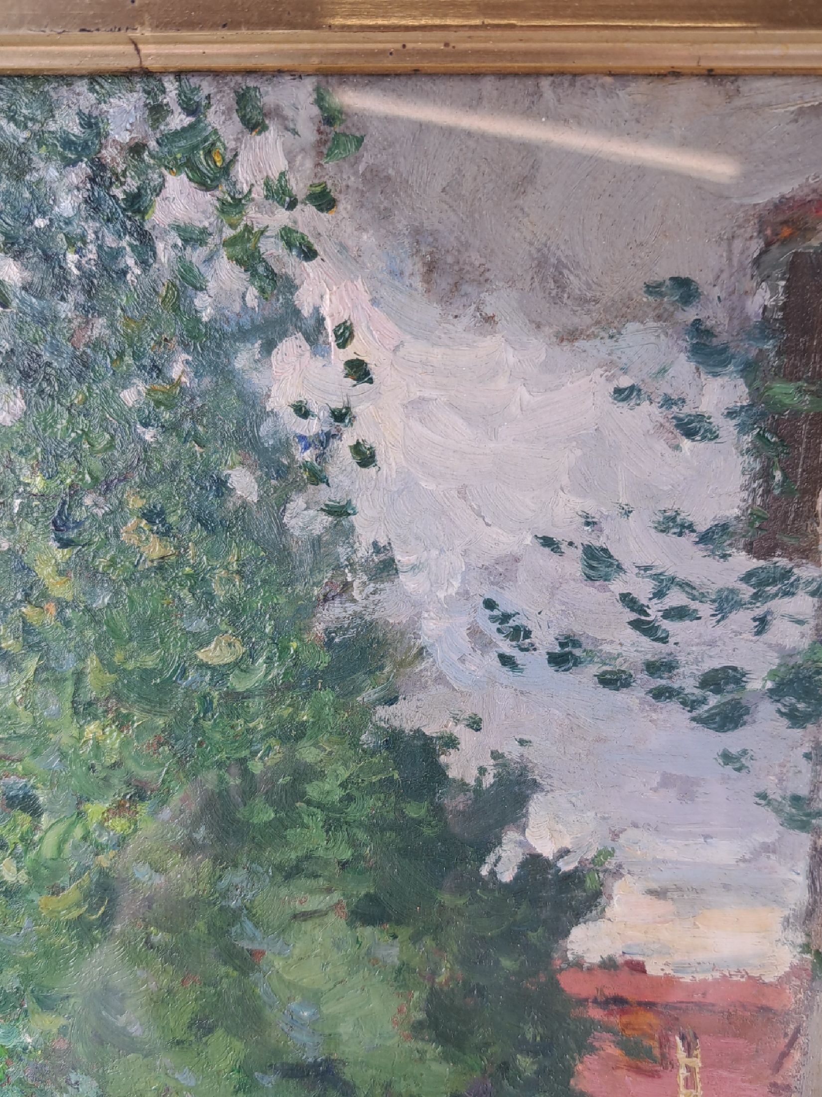 Detail b: Petras Kalpokas, 1880 Miskine in Litauen - 1945, bekannter litauischer Maler und Professor, Kunststudium in Odessa und später an der Akademie ...