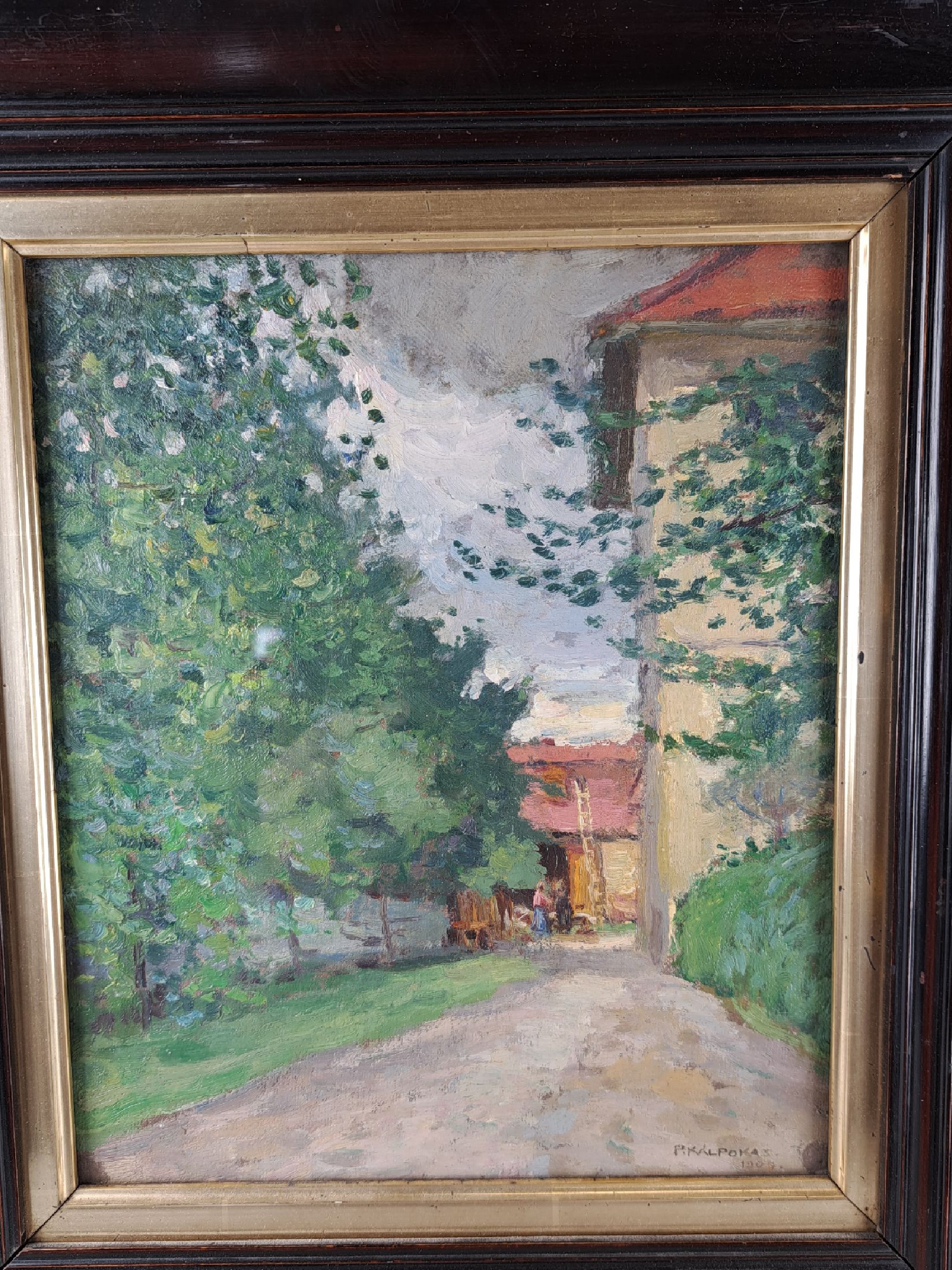 Detail o: Petras Kalpokas, 1880 Miskine in Litauen - 1945, bekannter litauischer Maler und Professor, Kunststudium in Odessa und später an der Akademie ...