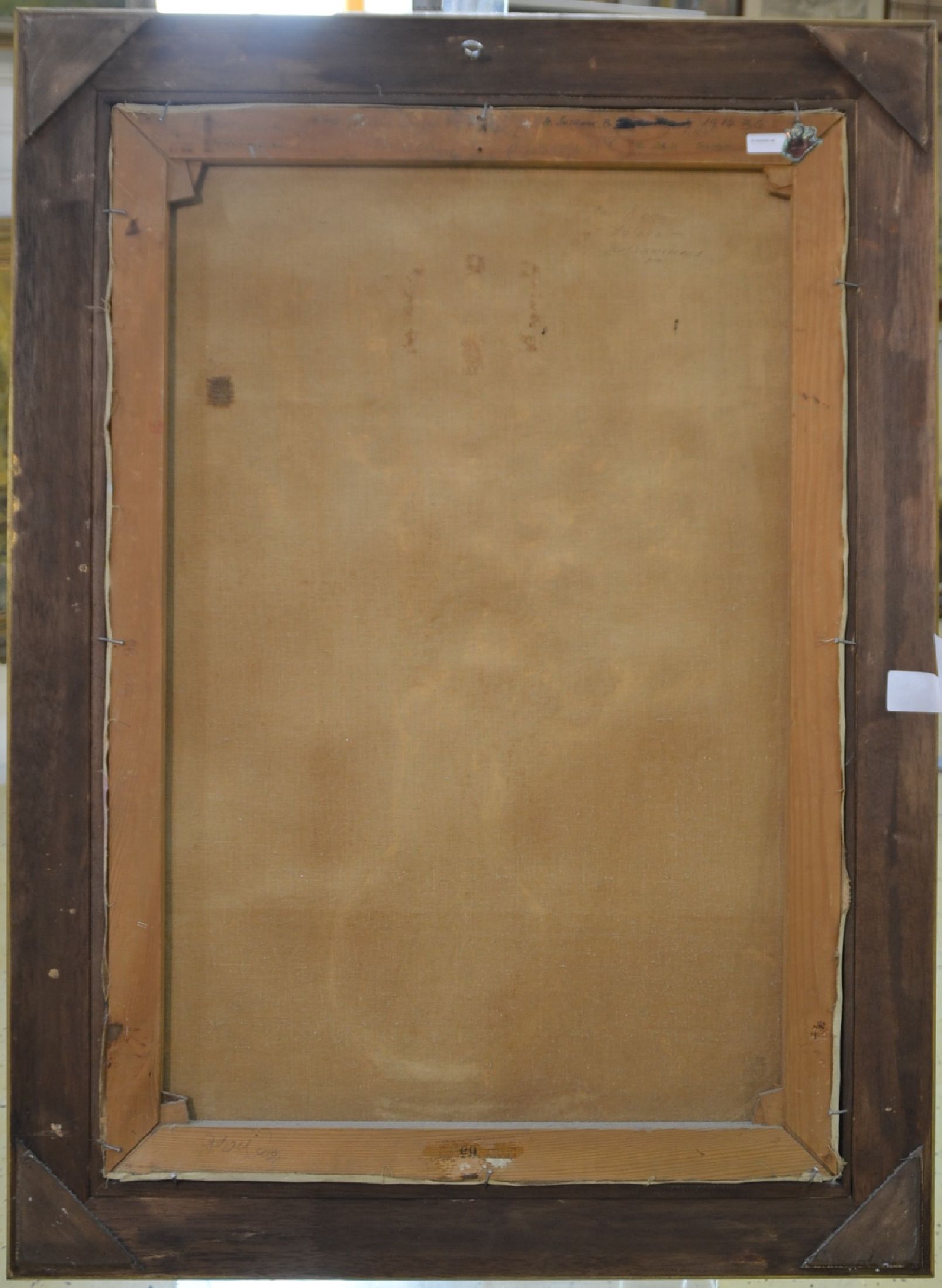 Detail d: Maria Caspar-Filser, 1878 Riedlingen-1968 Brannenburg, Feldblumenstrauß, Öl auf Lwd, seitlich rechts monogrammiert MCF, verso auf dem Keilrahmen ...