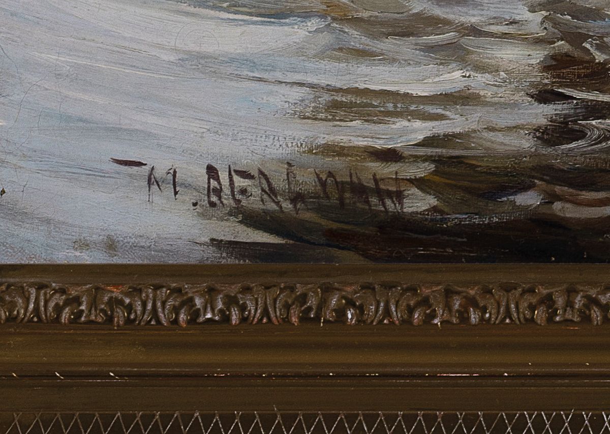 Detail a: Max Bergmann, 1884 Fürstenberg-1955 Haimhausen, Studium an der Hochschule für Bildende Künste Berlin und an der Akademie München, Meisterschüler ...