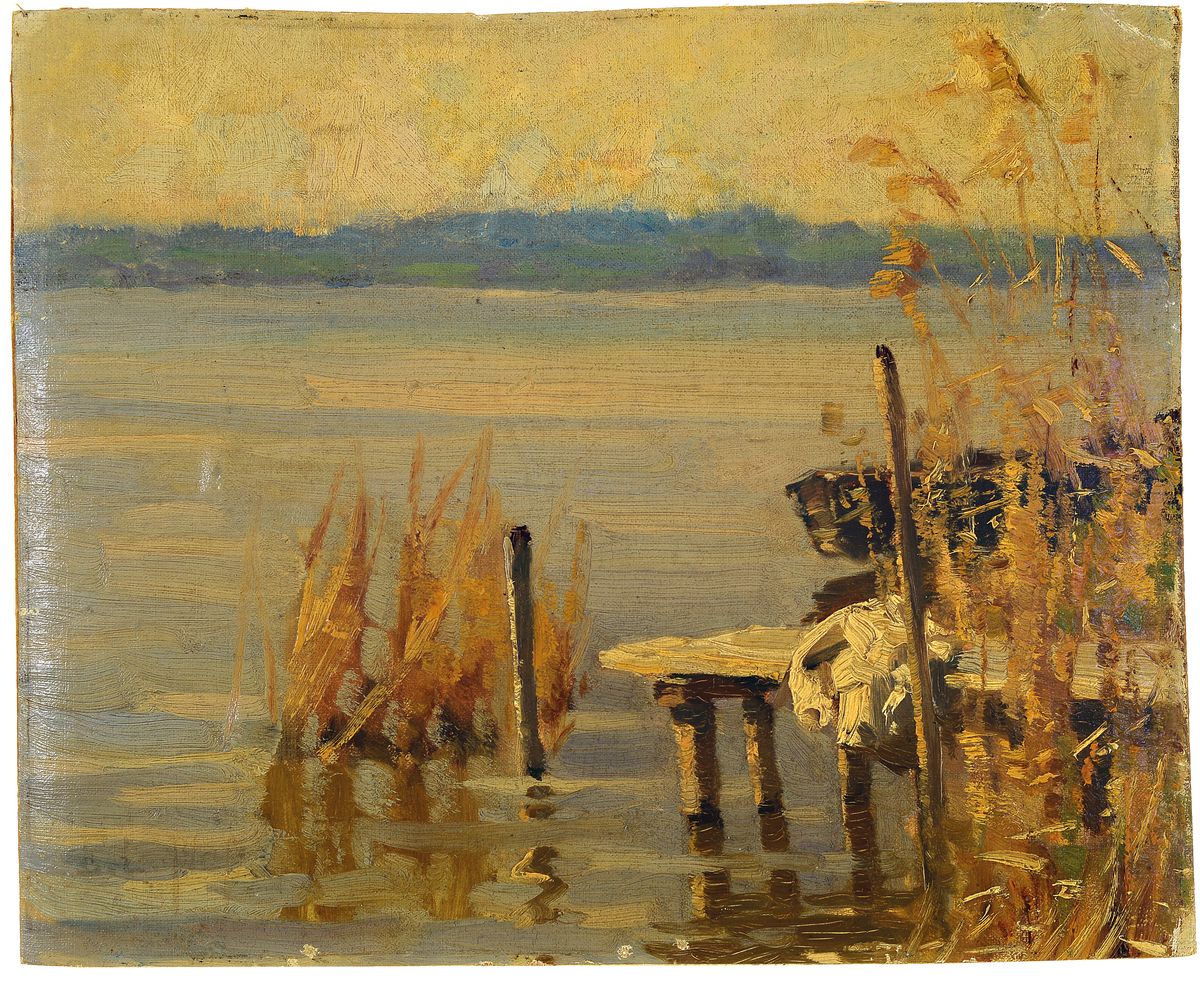 Ernst Ludwig Plass, 1855 Sterley-1917 Lübeck, Studium an der Akademie Düsseldorf und der Großherzoglich-Badischen Kunstschule Karlsruhe, ...