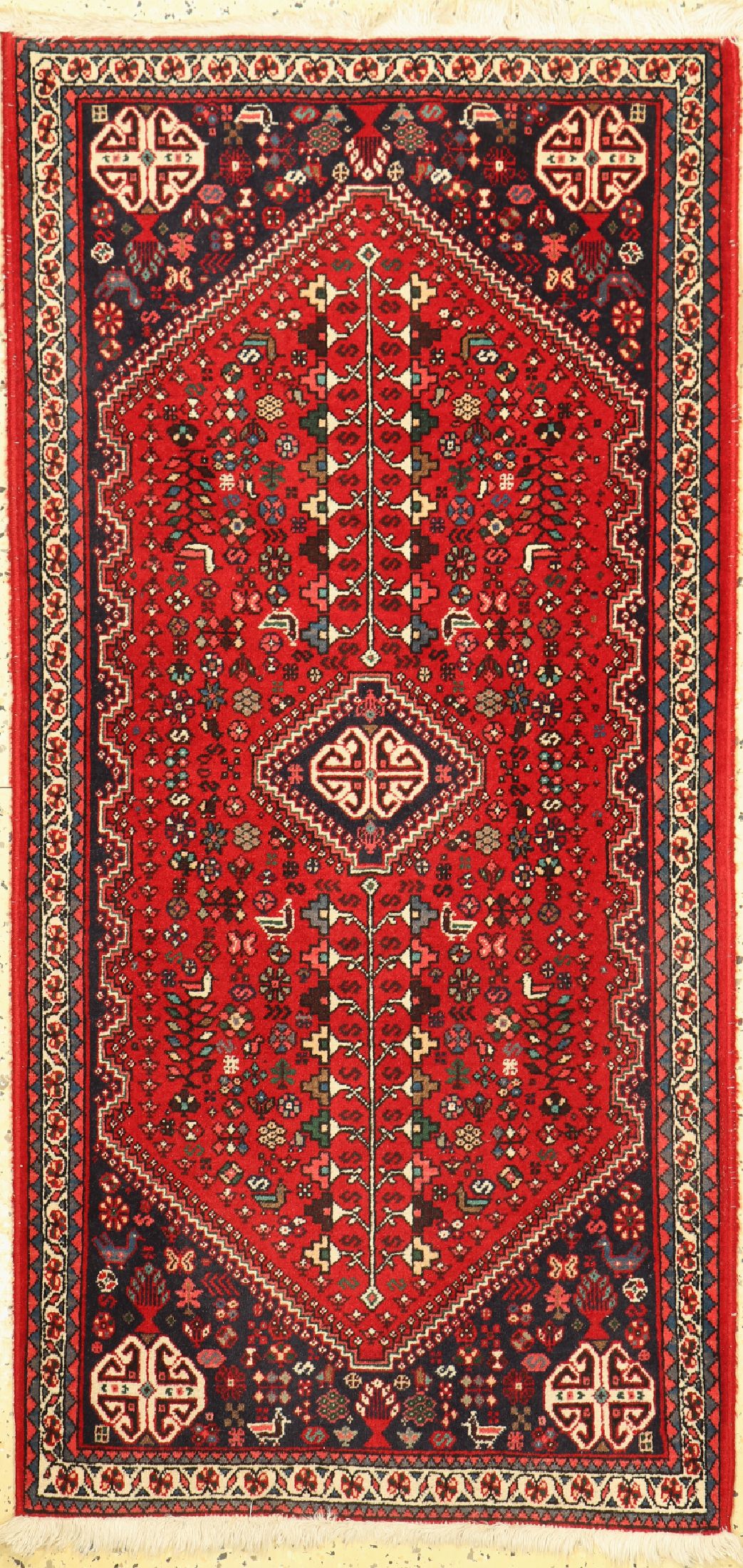 Abadeh, Persien, ca. 50 Jahre, Wolle auf Baumwolle, ca. 150 x 72 cm, EHZ: 1-2