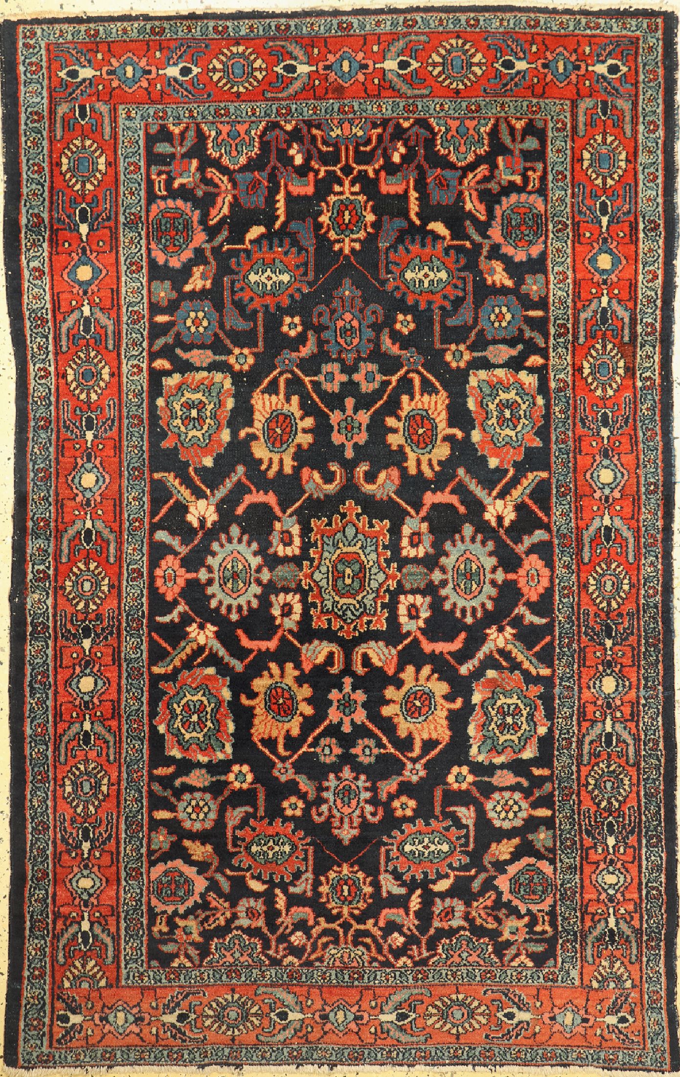 Lilian alt, Persien, um 1950, Wolle auf Baumwolle, ca. 210 x 135 cm, EHZ: 2