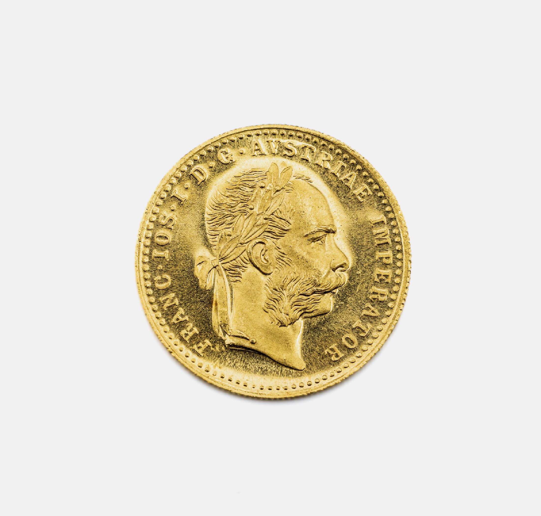 Goldmünze, 1 Dukat, Österreich-Ungarn, 1915, Franz Joseph I., offizielle Nachprägung