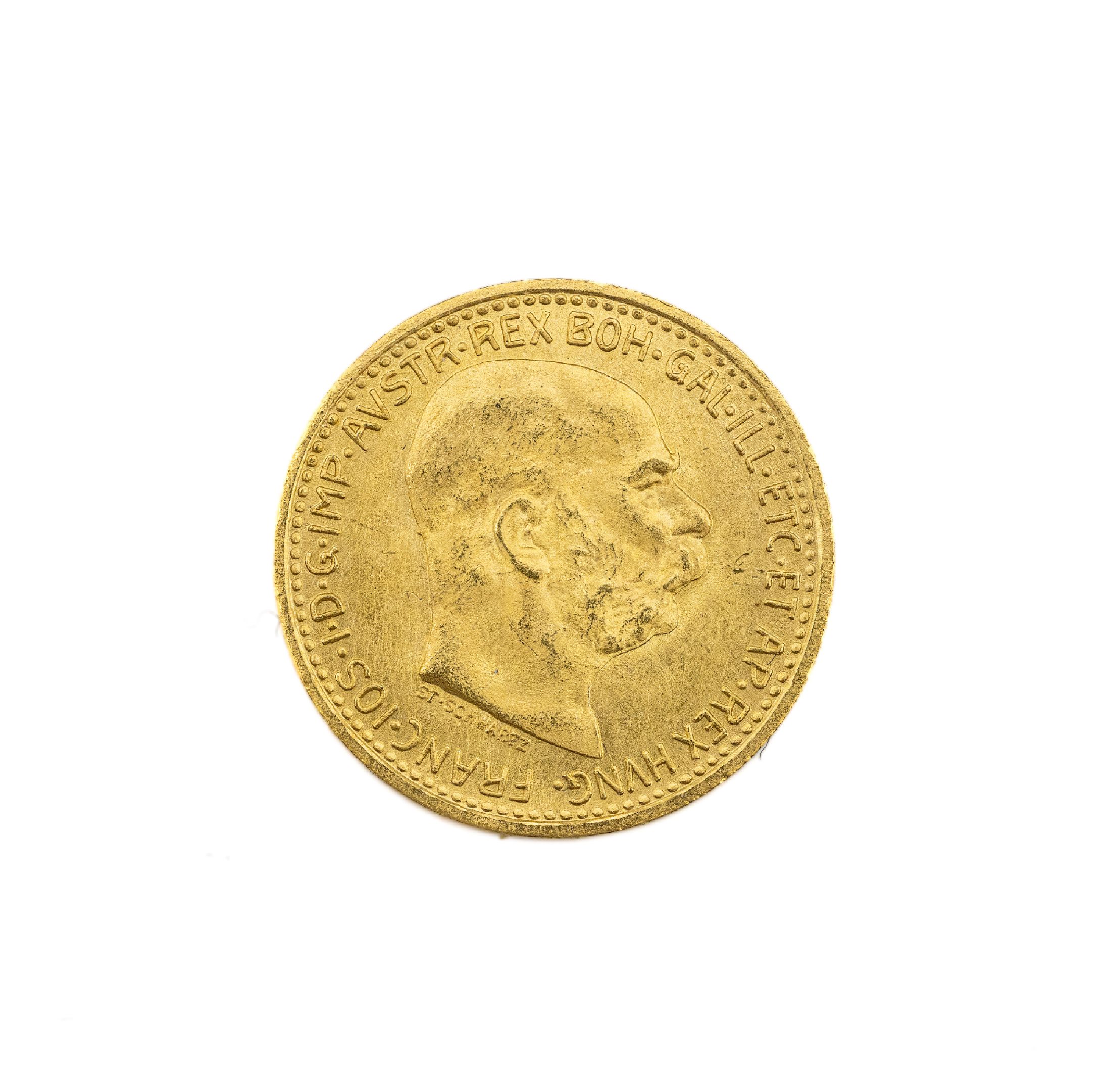 Goldmünze, 10 Kronen, Österreich-Ungarn, 1912, Franz Joseph I., X CORONAE MDCCCCXII
