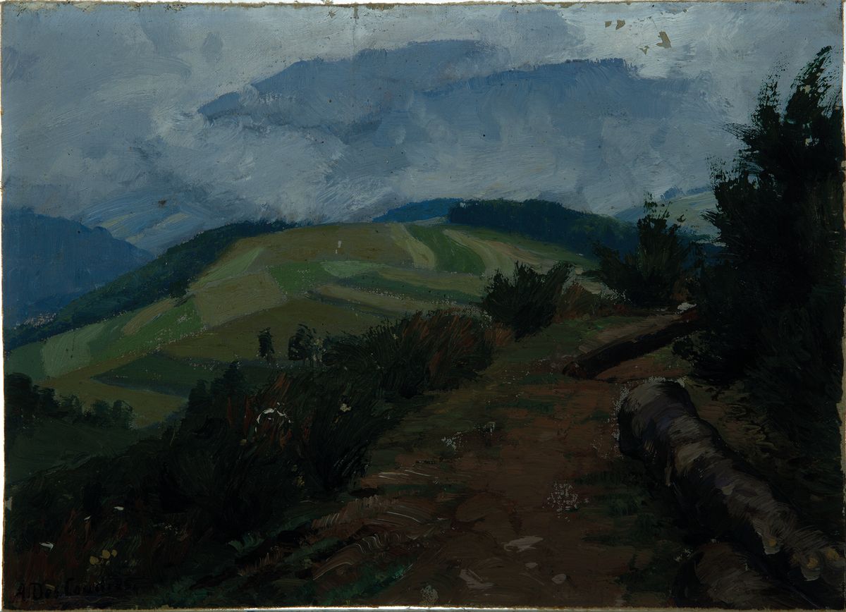 Adolf Des Coudres, 1862 Karlsruhe-1924 Fürstenfeldbruck, Studium an der Akademie Karlsruhe bei Gustav Schönleber, Aufenthalte in den ...