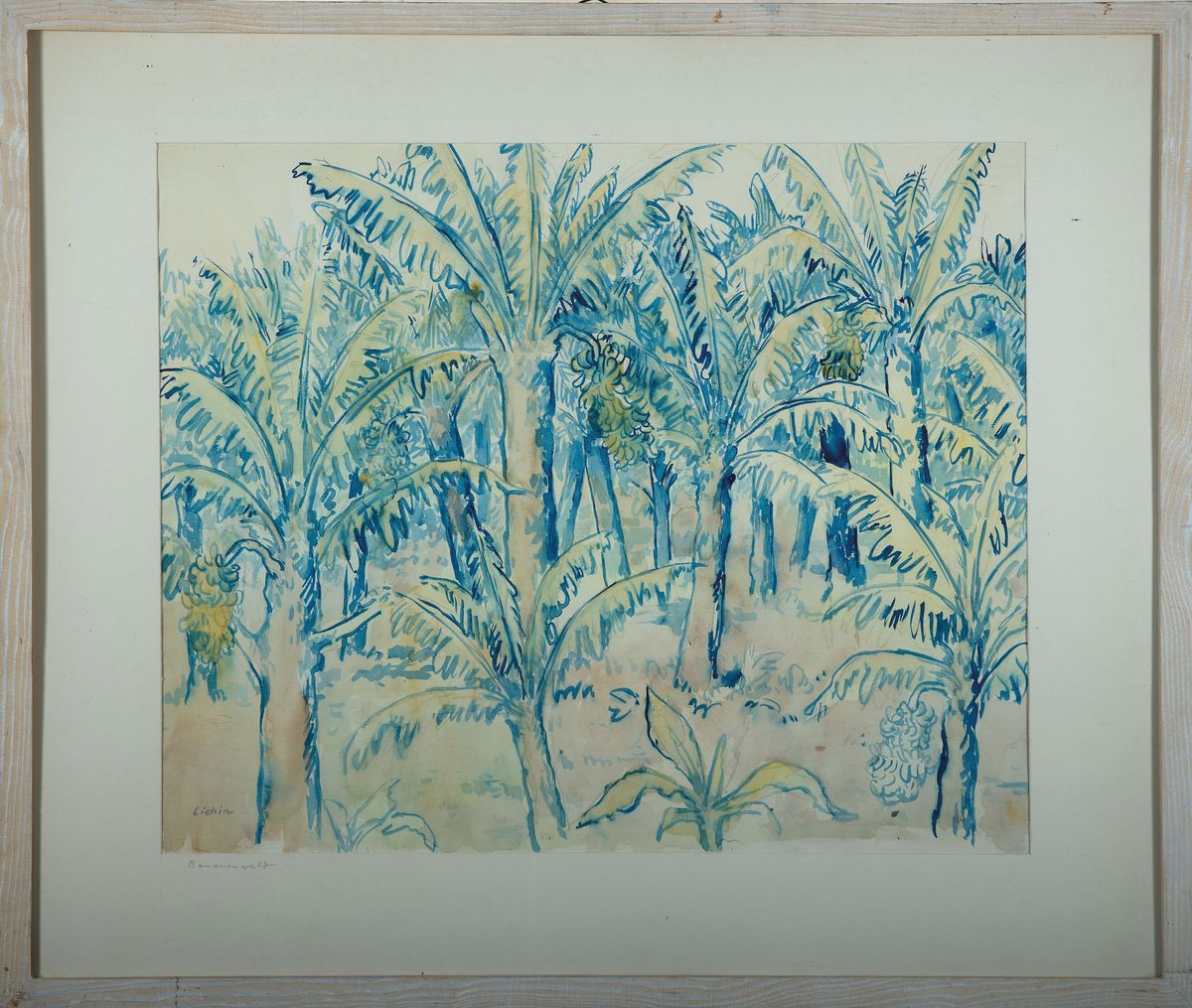 Detail k: Max Eichin, 1903 Lörrach-1990 Ettlingweiler, Studium an der Gewerbeschule Basel und an der Akademie Karlsruhe, Meisterschüler bei Hermann Goebel, ...