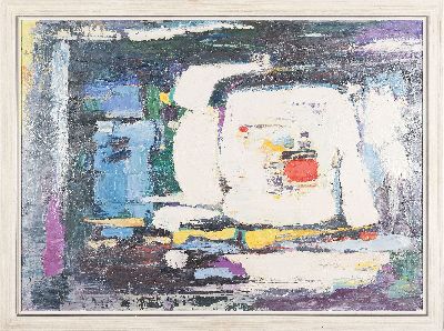 Image Friedrich Jossé, 1897 Wolfstein/Pfalz-1994 Speyer, abstract composition, oil/painting ...