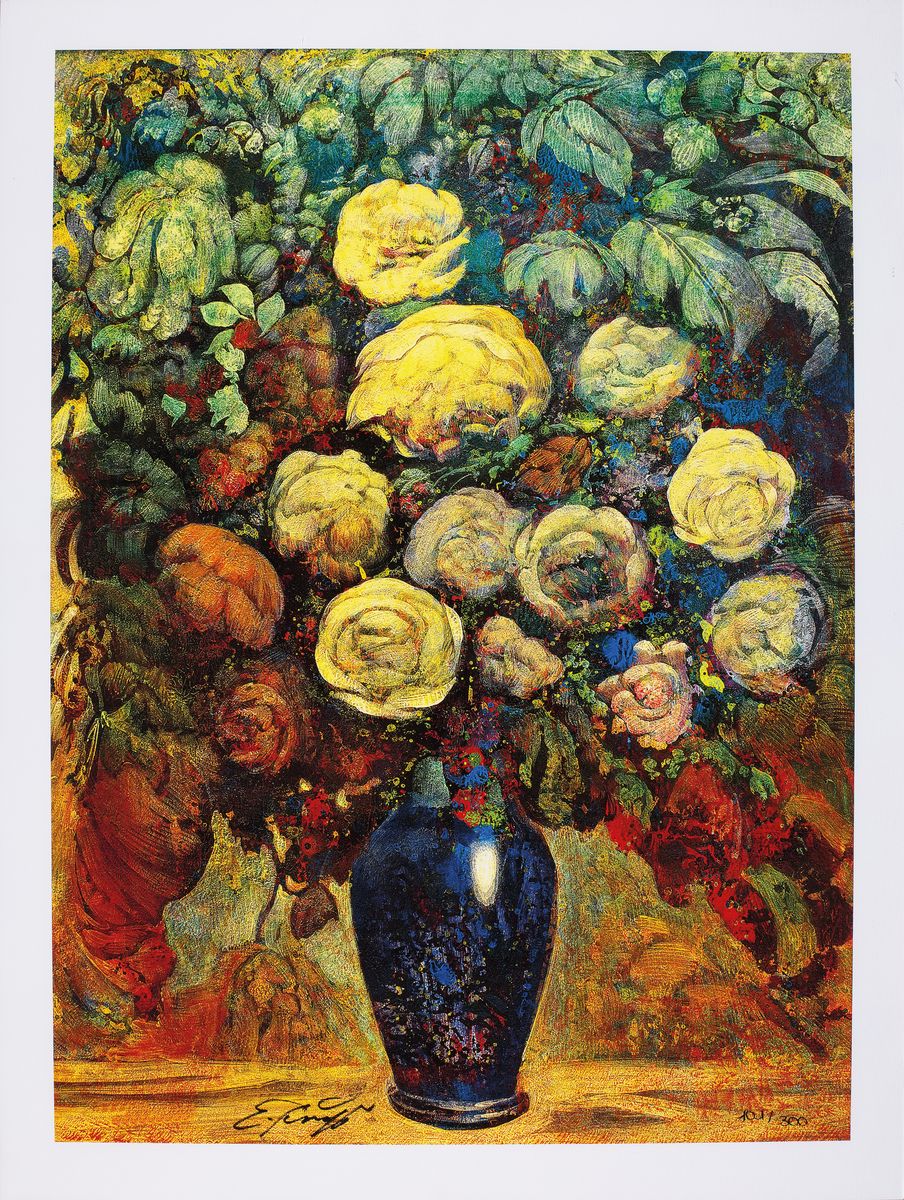 Detail k: Ernst Fuchs, 1930 - 2015 Wien, zwei Giclée-Drucke auf Leinwand, aus 2012, beide handsigniert, Titel: "Die Erretterin Adams" und ...