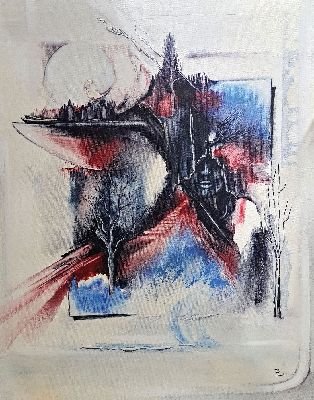 26563354k - Irmgard Böhmer-Saal, geb. 1950 Speyer, Studium an der Freien Akademie der Künste ...