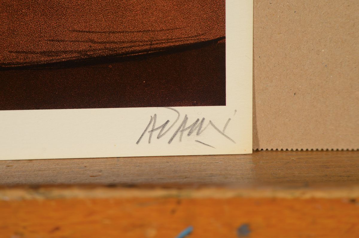 Detail a: Grapfikmappe: "Die Kunst der Graphik", 6 Farblithographien versch. Künstler, hrsg. von Die Galerie, Offenbach am Main, Valerio ...