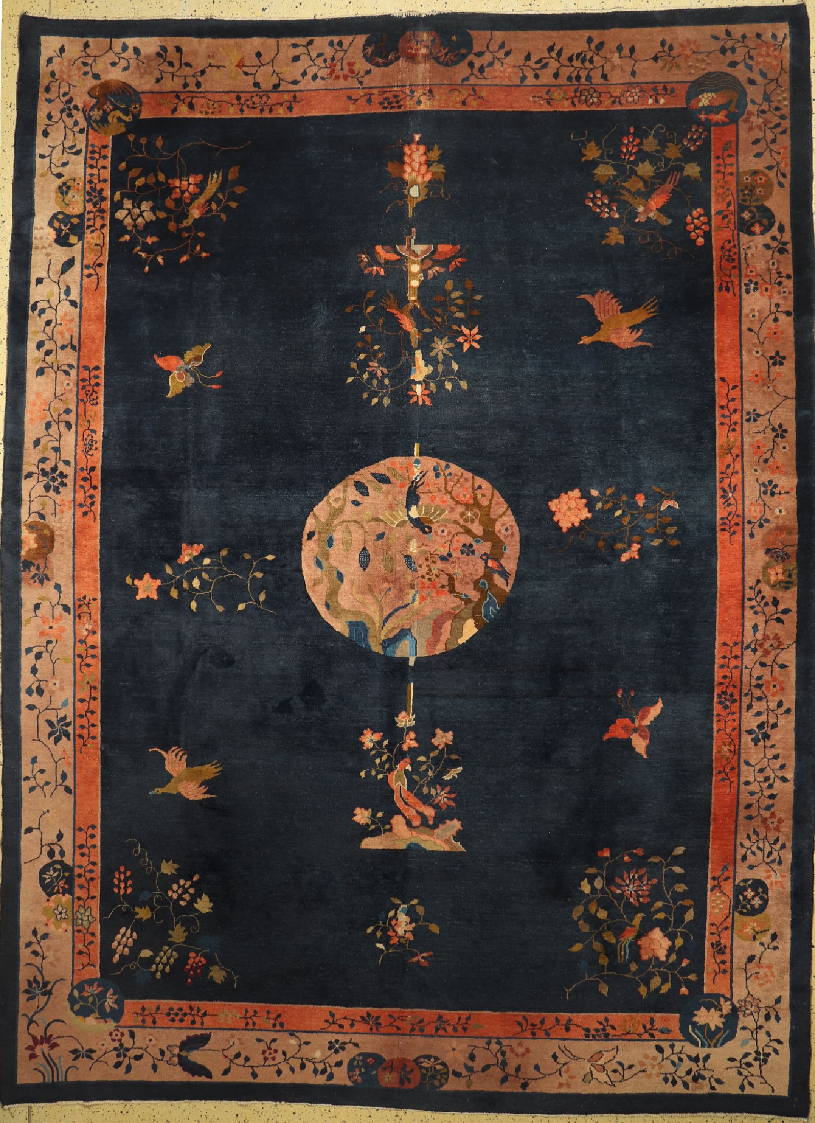 Peking antik, China, um 1900, Wolle auf Baumwolle, ca. 400 x 300 cm, EHZ: 3
