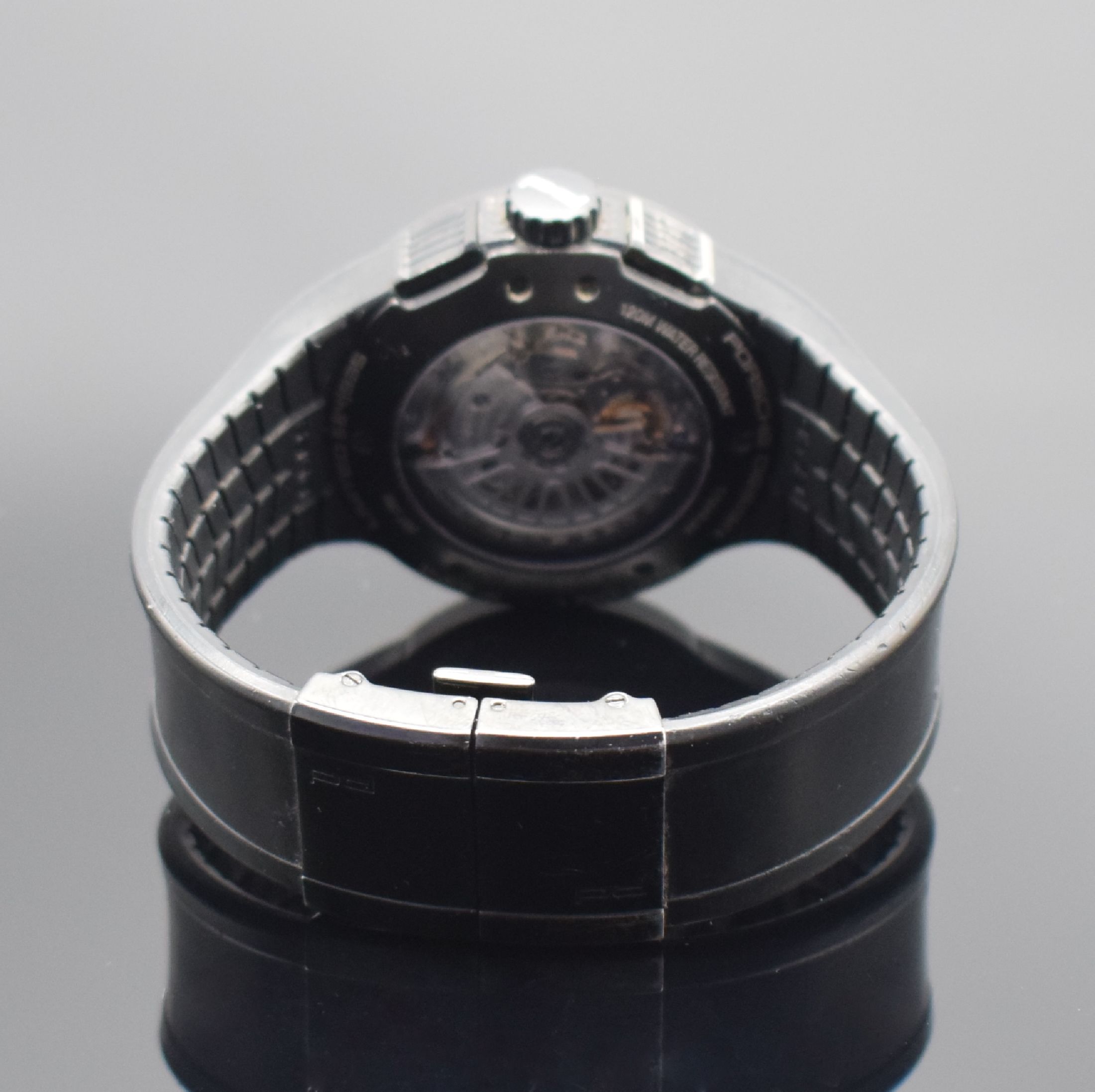 Detail b: PORSCHE DESIGN Flat Six Edition 1 auf 935 Stück limitierter Armbandchronograph Chronometer in Titan Referenz P´6341, Schweiz um 2010, Automatik, ...