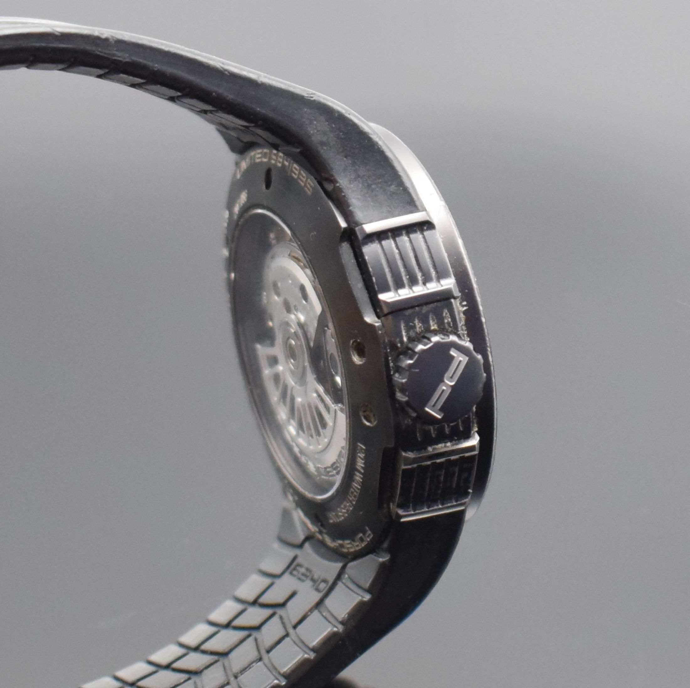 Detail c: PORSCHE DESIGN Flat Six Edition 1 auf 935 Stück limitierter Armbandchronograph Chronometer in Titan Referenz P´6341, Schweiz um 2010, Automatik, ...