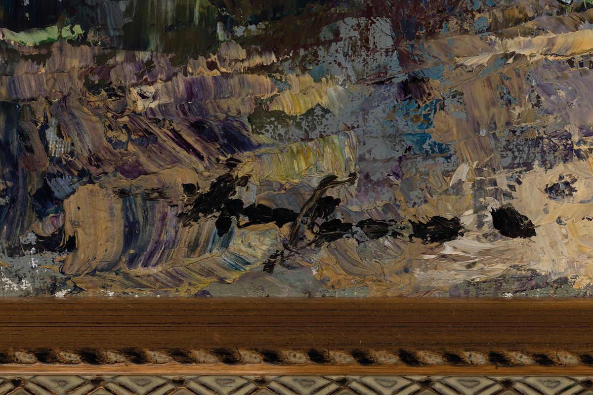 Detail a: Hansjörg Wagner, 1930 Berlin-2013 München, Der Ausritt, Reiter vor der Stadtmauer, Öl/Lwd, links unten signiert, ca. 60x80cm, R. ca. 68x88cm, mit ...