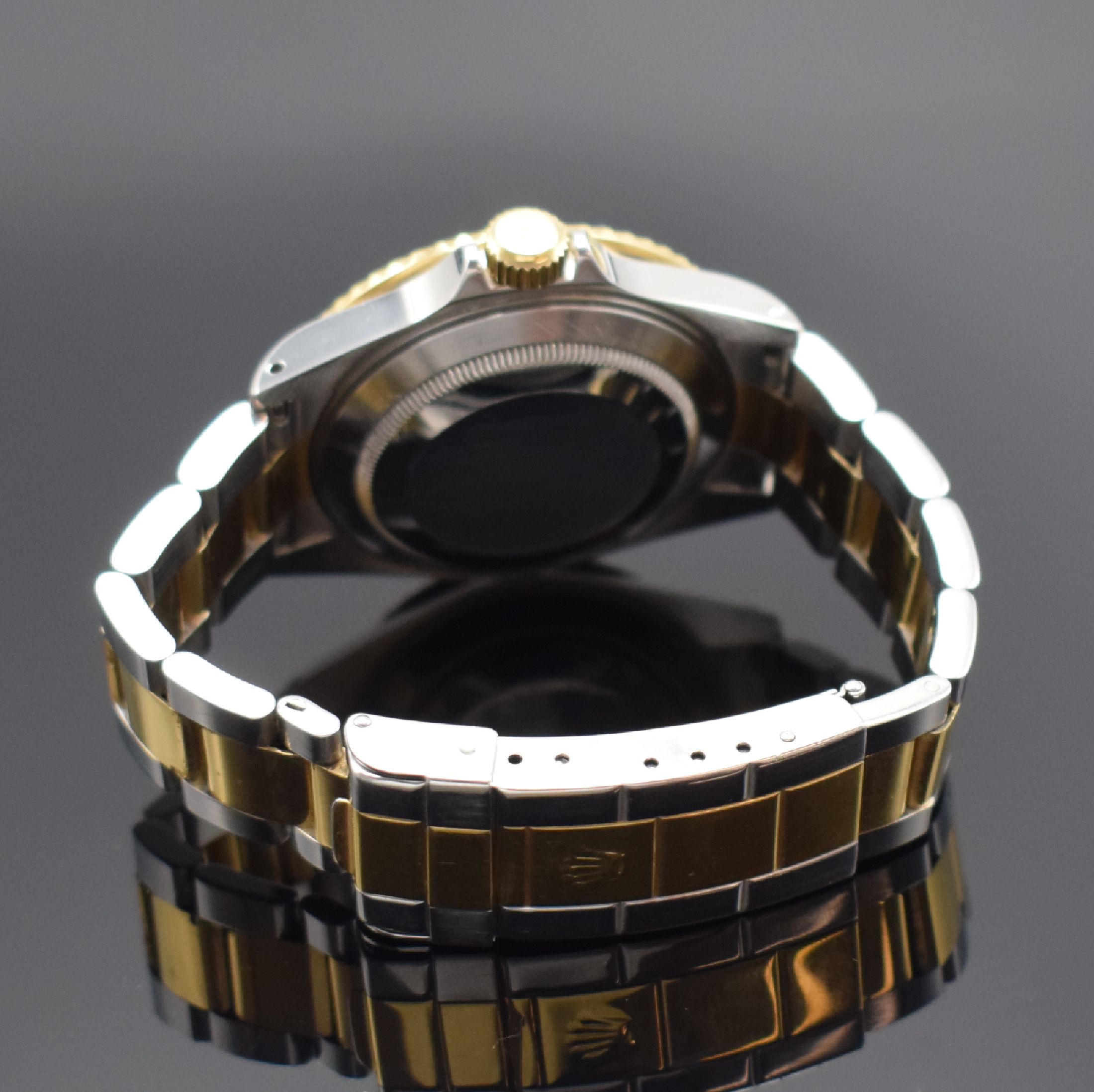 Detail b: ROLEX Oyster Perpetual Submariner Referenz 16613 mit sog. Sultan Zifferblatt, Schweiz verk. lt. beil. orig. Zertifikat 06/2002, Automatik, ...