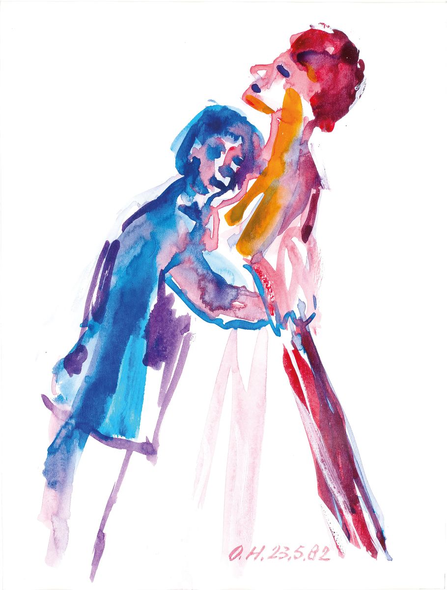 Detail b: Otto Herter, 1924-2000, Konvolut aus 3 Arbeiten, 2x Aquarell auf Papier, 1xTuschezeichnung auf Papier, jeweils monogrammiert dat. 23.5.82 bzw. ...