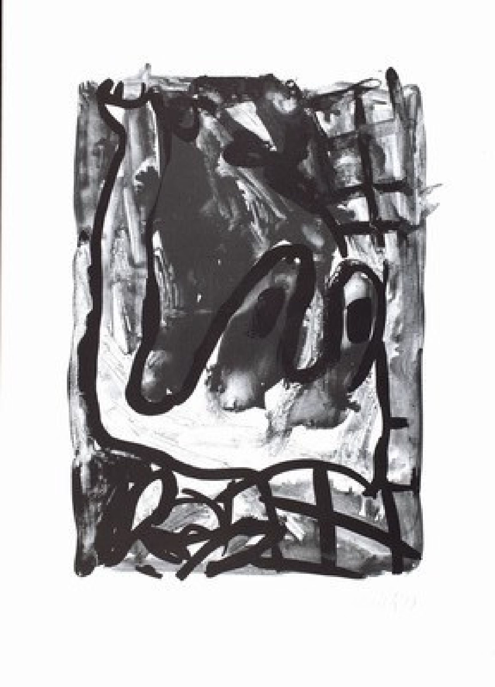Georg Baselitz, geb. 1938, Lithografie auf Velin, unten rechts handsign., dat., u. links num. 4/15, aus 1993, Blatt ca. 70x50 cm, R. 72x52 cm