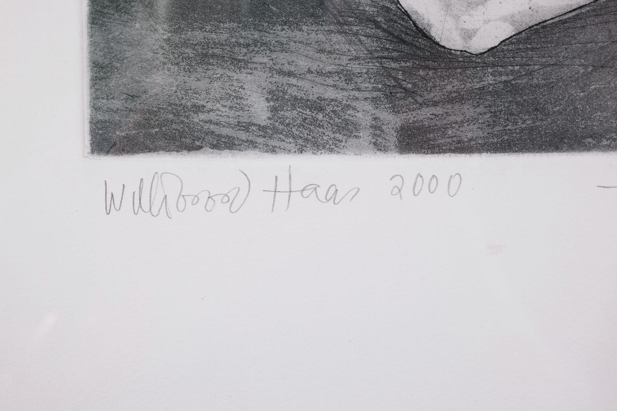 Detail a: Willibrord Haas, geb. 1936, Konvolut von 5 Erotik-Radierungen auf schwerem Büttenpapier, jeweils handsign., betitelt, dat., jeweils Zustandsdrucke ...