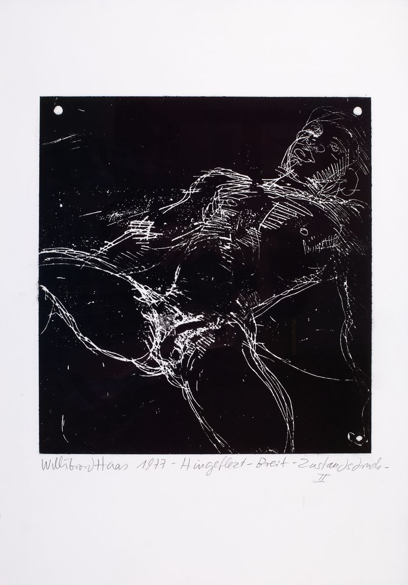 Detail h: Willibrord Haas, geb. 1936, Konvolut von 5 Erotik-Radierungen auf schwerem Büttenpapier, jeweils handsign., betitelt, dat., jeweils Zustandsdrucke ...