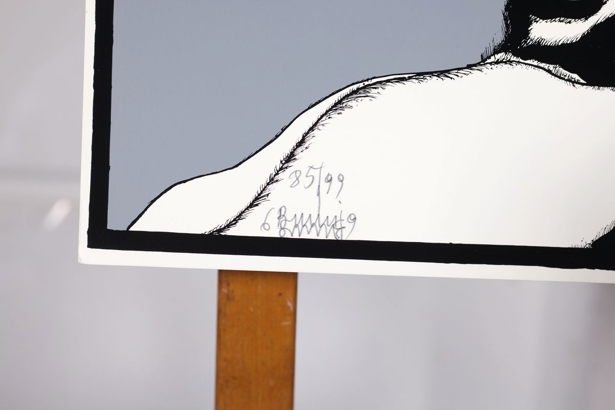 Detail a: Bruno Bruni, geb. 1935, Konvolut aus 6 Farbserigrafien, handsign., num. 85/99, dat. (19)69, Blatt aus dem Mappenwerk "II Cappotto", Edition ...