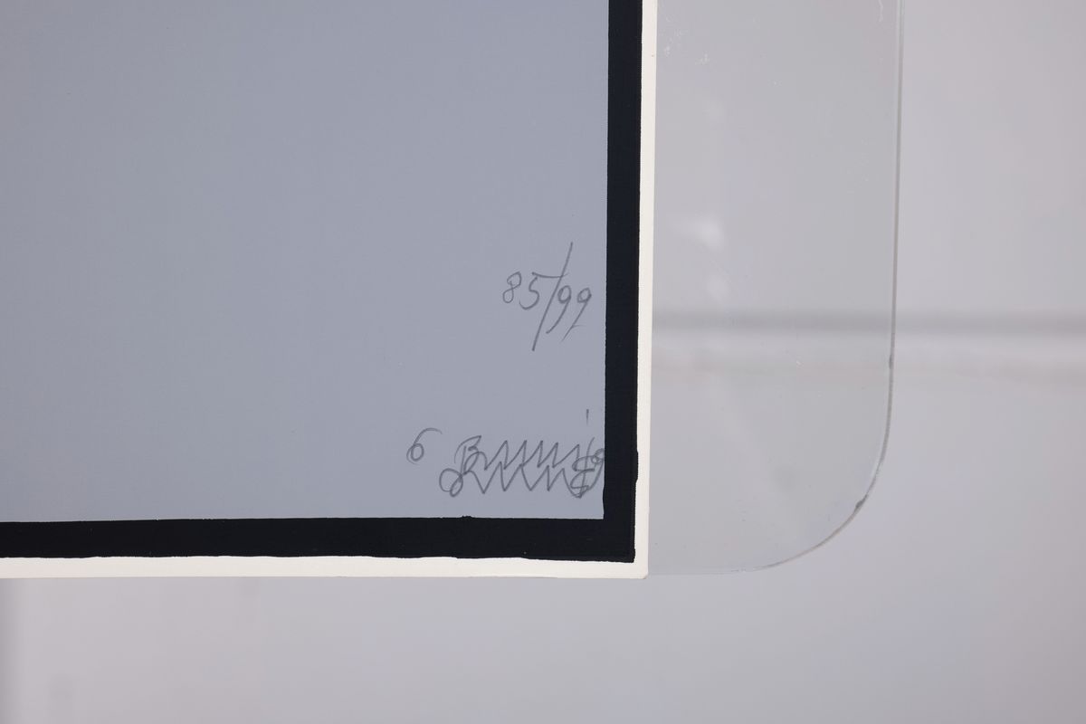 Detail c: Bruno Bruni, geb. 1935, Konvolut aus 6 Farbserigrafien, handsign., num. 85/99, dat. (19)69, Blatt aus dem Mappenwerk "II Cappotto", Edition ...