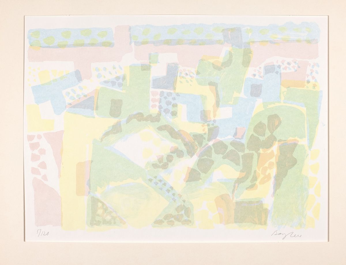 Detail m: Eduard Bargheer, 1901 in Finkenwerder, Hamburg-1979 in Blankenese, Hamburg, Konvolut aus 2 Lithografien, aus dem Mappenwerk "Ischia", aus ...