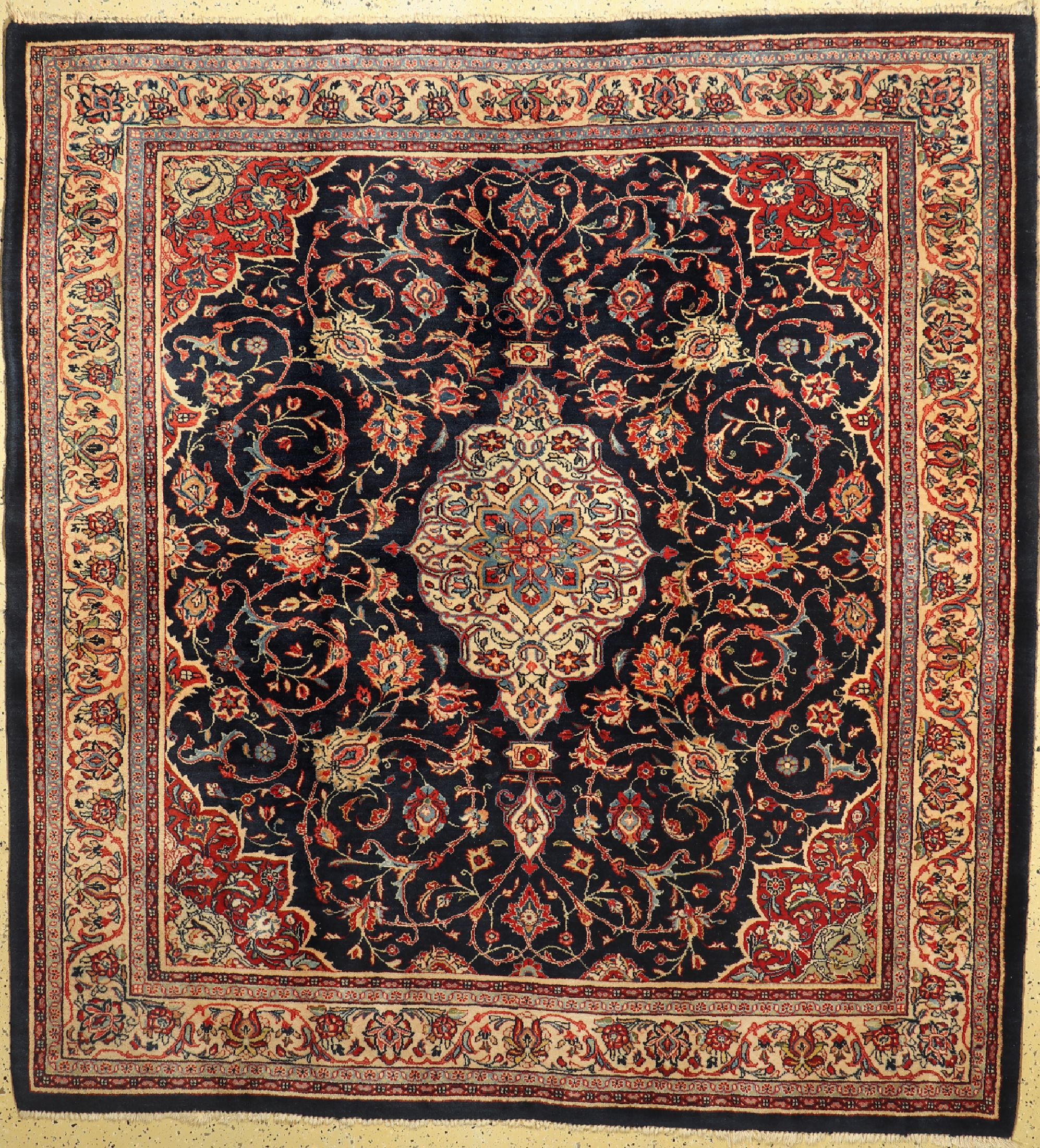 Sarogh, Persien, ca. 50 Jahre, Wolle auf Baumwolle, ca. 256 x 240 cm, EHZ: 1-2