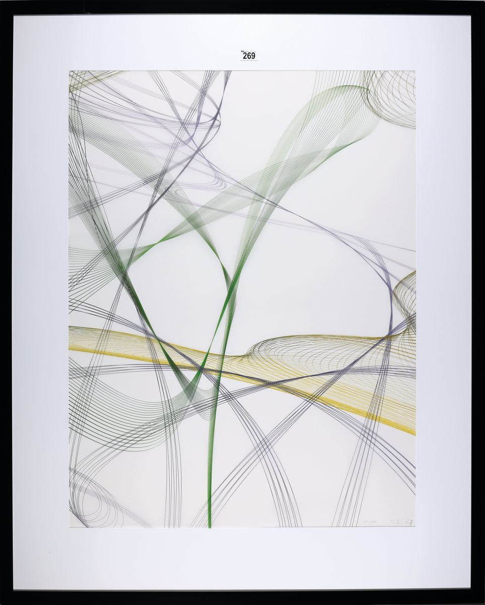 Detail k: Thomas Ruff, geb. 1958, ist ein Deutscher Fotograf aus Düsseldorf, Ditonepring auf transparenter Polyester Folie, handsign., und num. 11/15, von ...